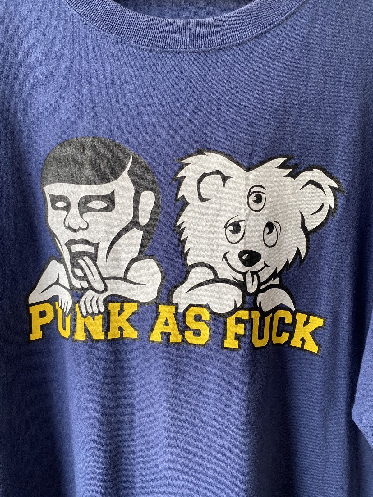 Beauty Beast × Japanese Brand 2000s - Milkboy ‘Punk as Fuck’ Punk Drunkers T Shirt Size US XXL / EU 58 / 5 - 5 Thumbnail