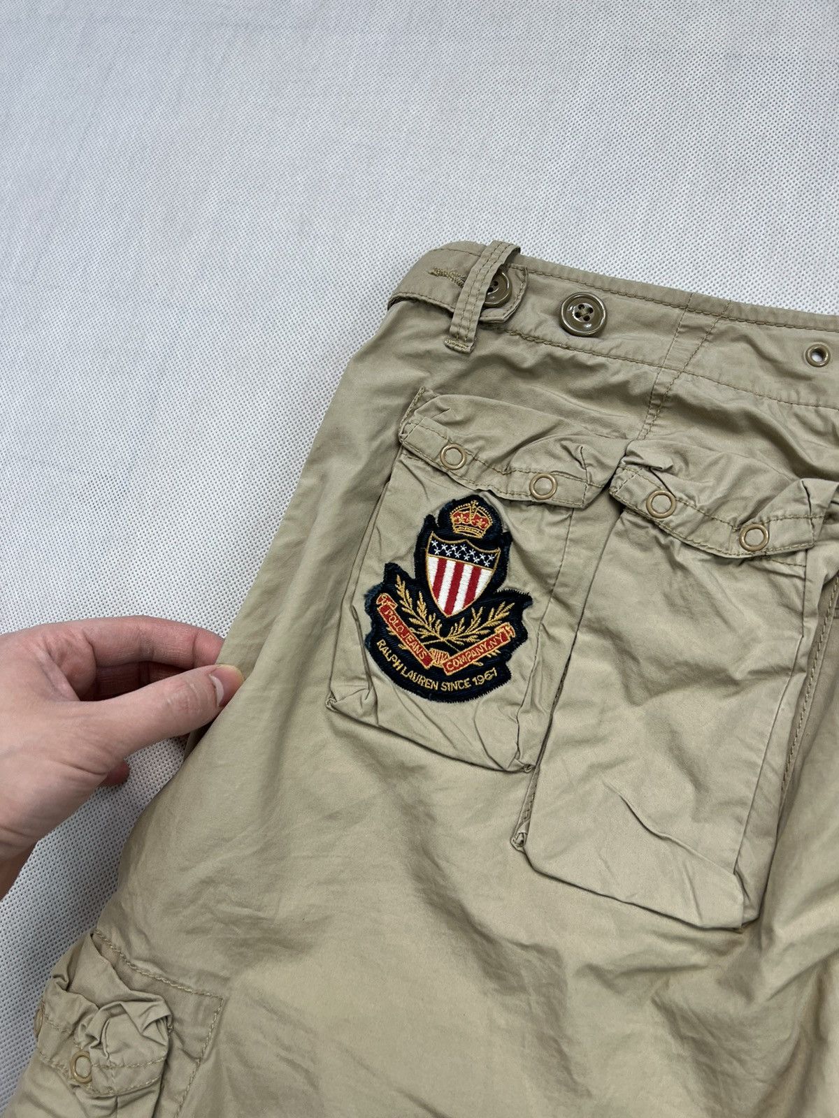 Polo Ralph Lauren × Ralph Lauren × Vintage Cargo Shorts Ralph Lauren Polo Jeans Company 67 Vintage Size US 32 / EU 48 - 3 Thumbnail
