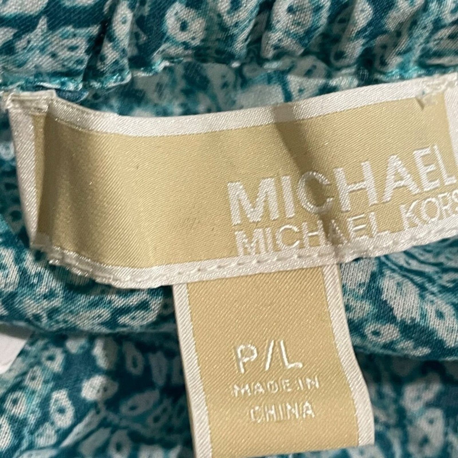 Michael Kors Michael Kors Halter Top Shibori Printed Large Petite Size L / US 10 / IT 46 - 8 Thumbnail