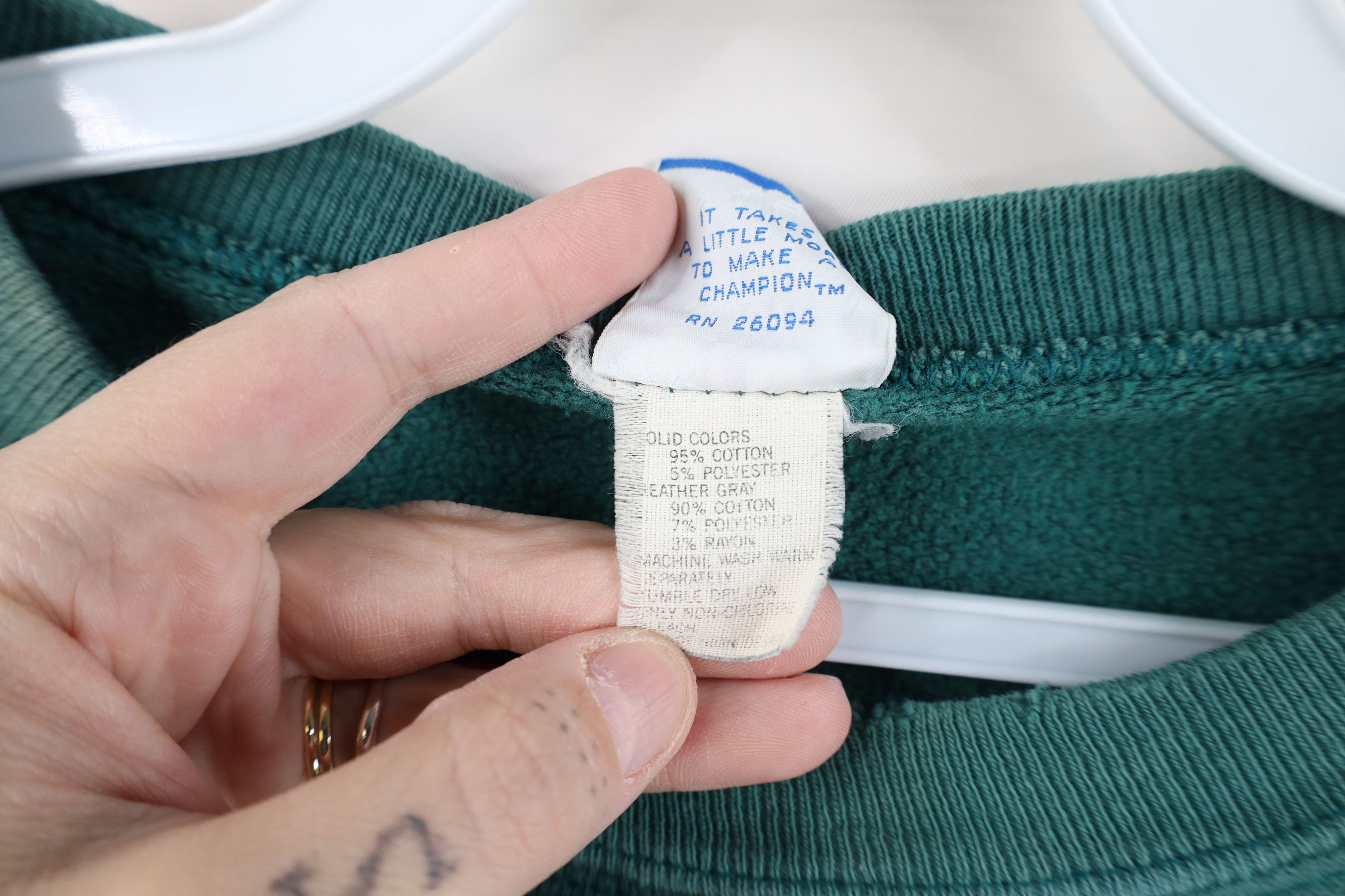 Champion Vintage 90s Champion Spell Sun Faded Crewneck Sweatshirt USA Size US XL / EU 56 / 4 - 11 Thumbnail