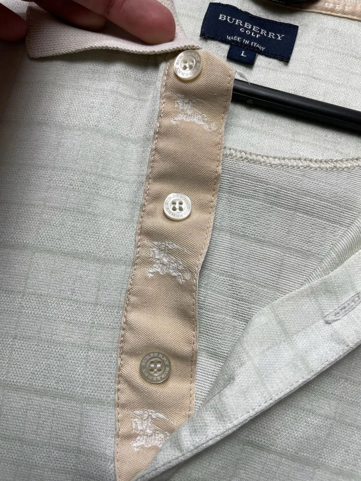 Burberry × Vintage Vintage Burberry Golf plaid polo rare size L Size US L / EU 52-54 / 3 - 3 Thumbnail