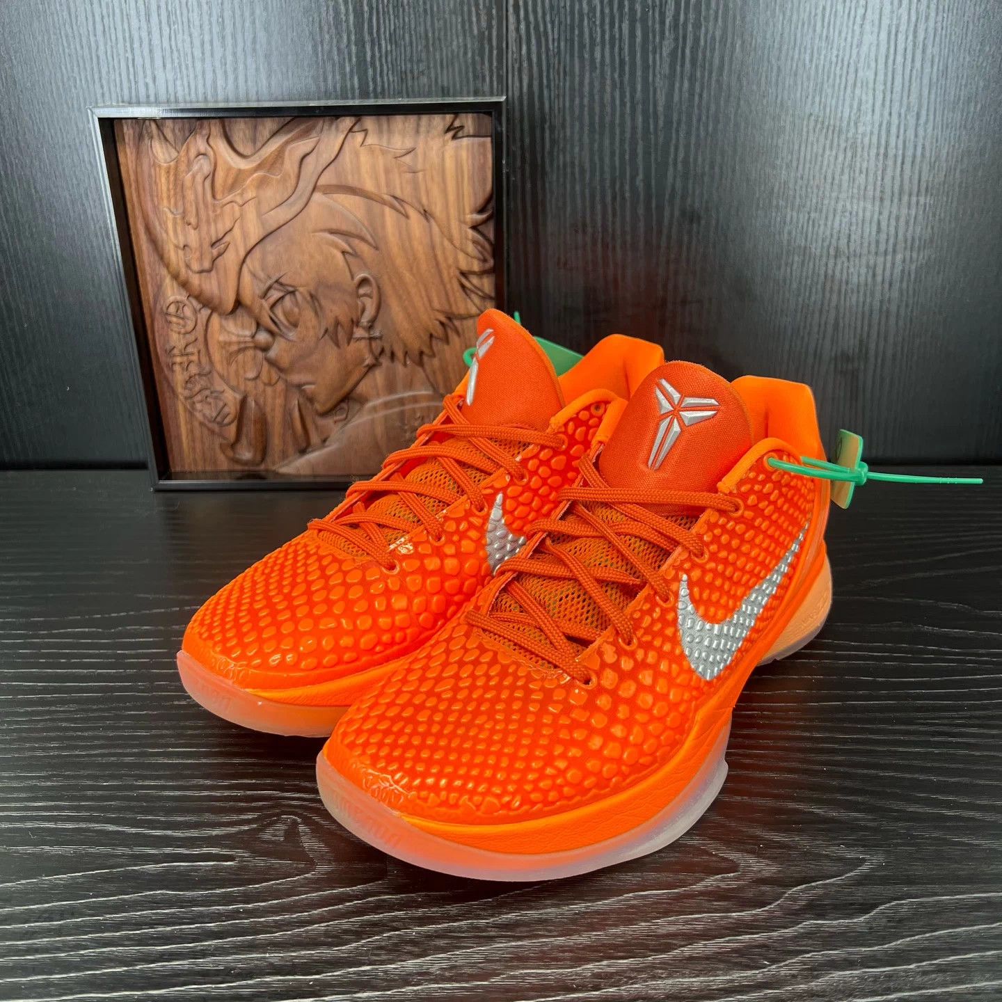 Nike ZK6 Orange Silver 41 Indoor Worn Size US 8 / EU 41 - 1 Thumbnail