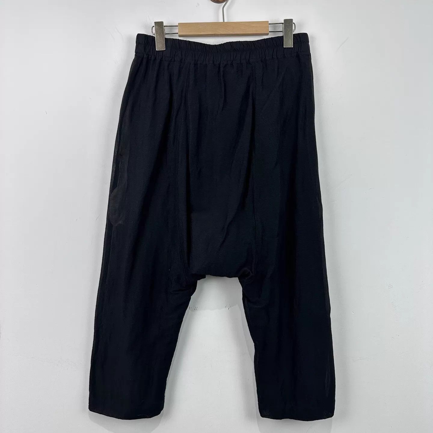 Rick Owens Rick Owens low crotch silk pants 48 99 New Size US 32 / EU 48 - 2 Thumbnail
