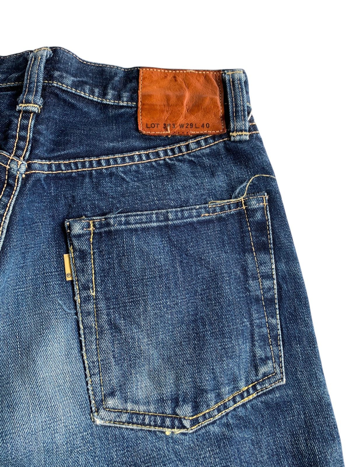 If Six Was Nine × Japanese Brand Unknown Japanese Brand Button fly Mudwash Selvedge Denim Size US 28 / EU 44 - 10 Thumbnail