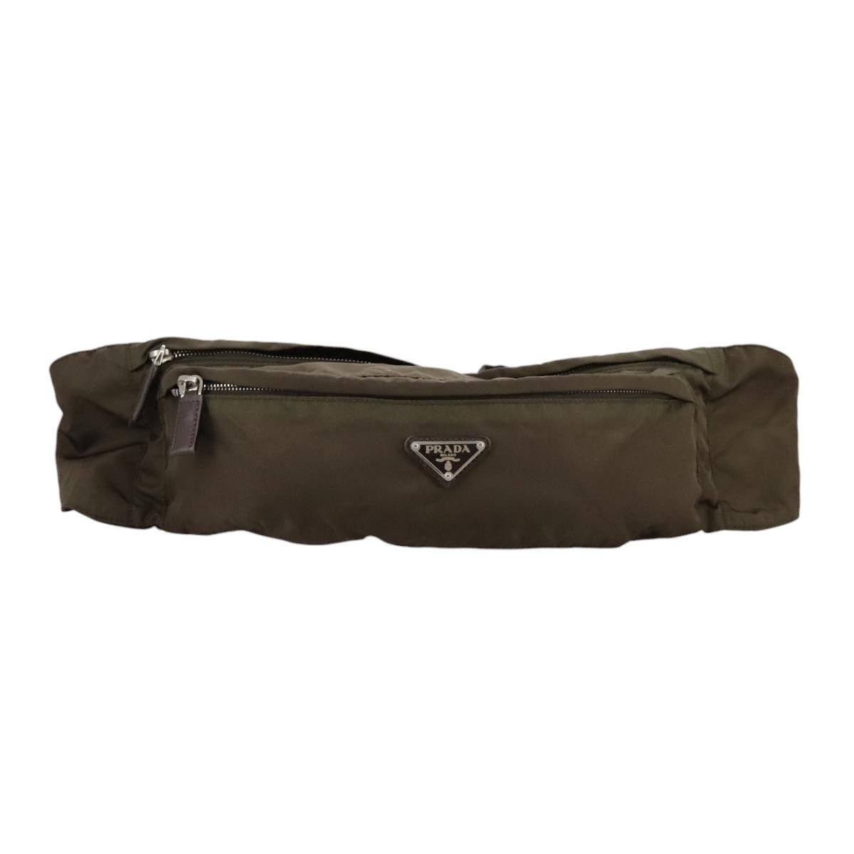 Prada Re-Nylon Khaki Synthetic Shoulder Bag (Pre-Owned) Size ONE SIZE - 1 Thumbnail