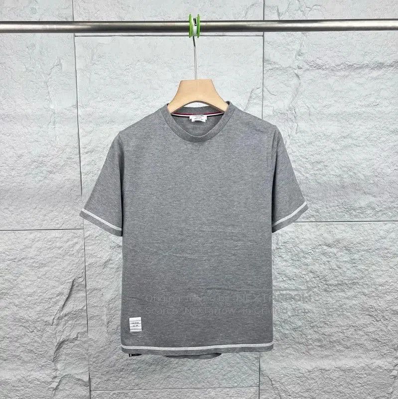 Other Thom Browne Men's Gray Cotton T-shirt . Size US M / EU 48-50 / 2 - 1 Thumbnail