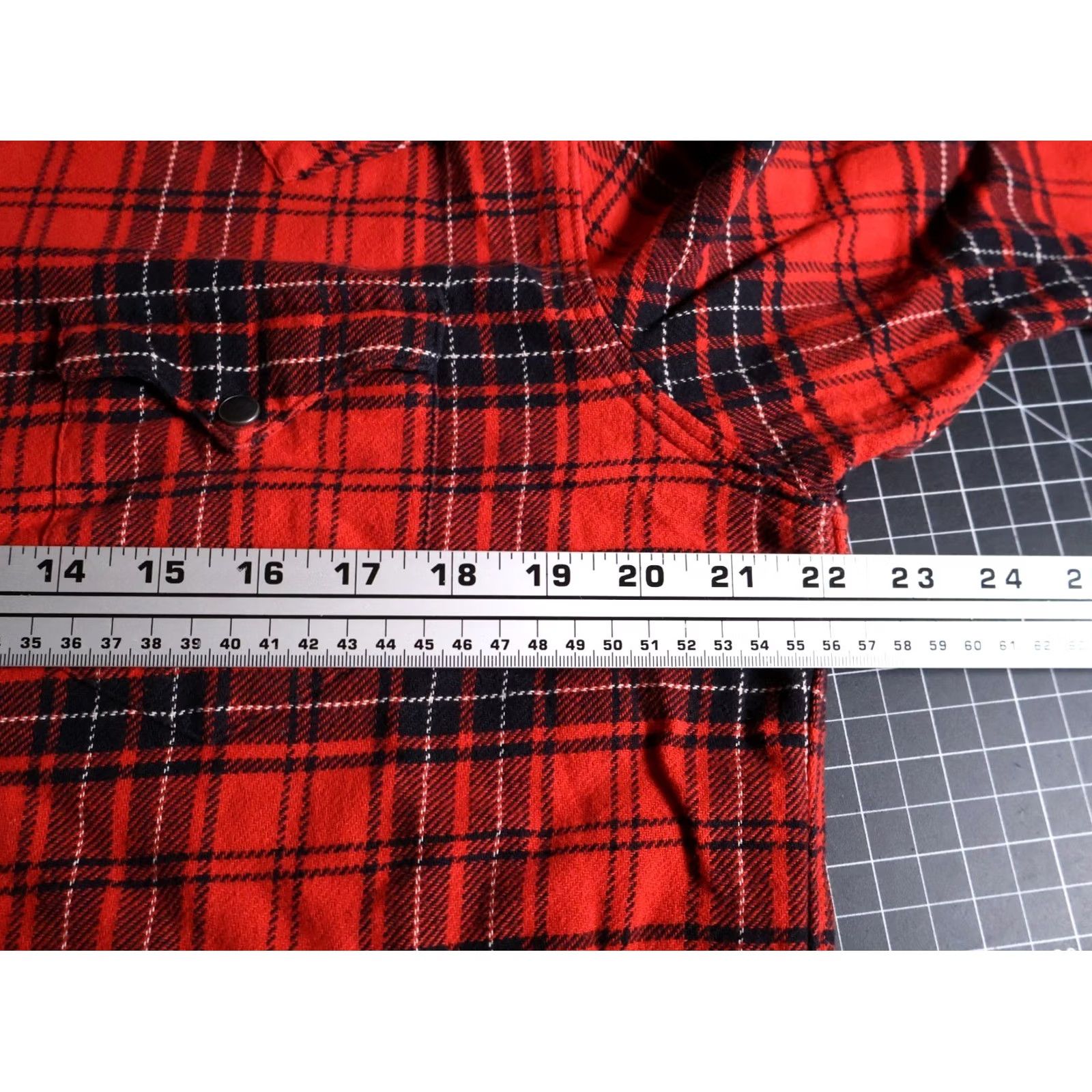 Polo Ralph Lauren Polo Ralph Lauren Shirt Mens Large Red Black Plaid Flannel Snap Western Style Slim Fit Button-Up Casual Workwear Size US L / EU 52-54 / 3 - 5 Thumbnail