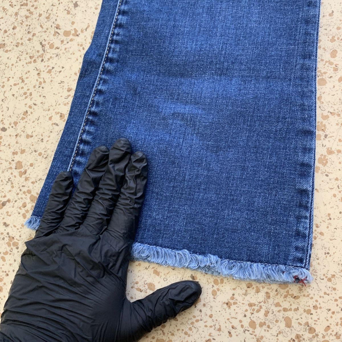 Armani Exchange AX Armani Exchange Boot Cut Flared Distressed Jeans Hype Size 31" - 5 Thumbnail