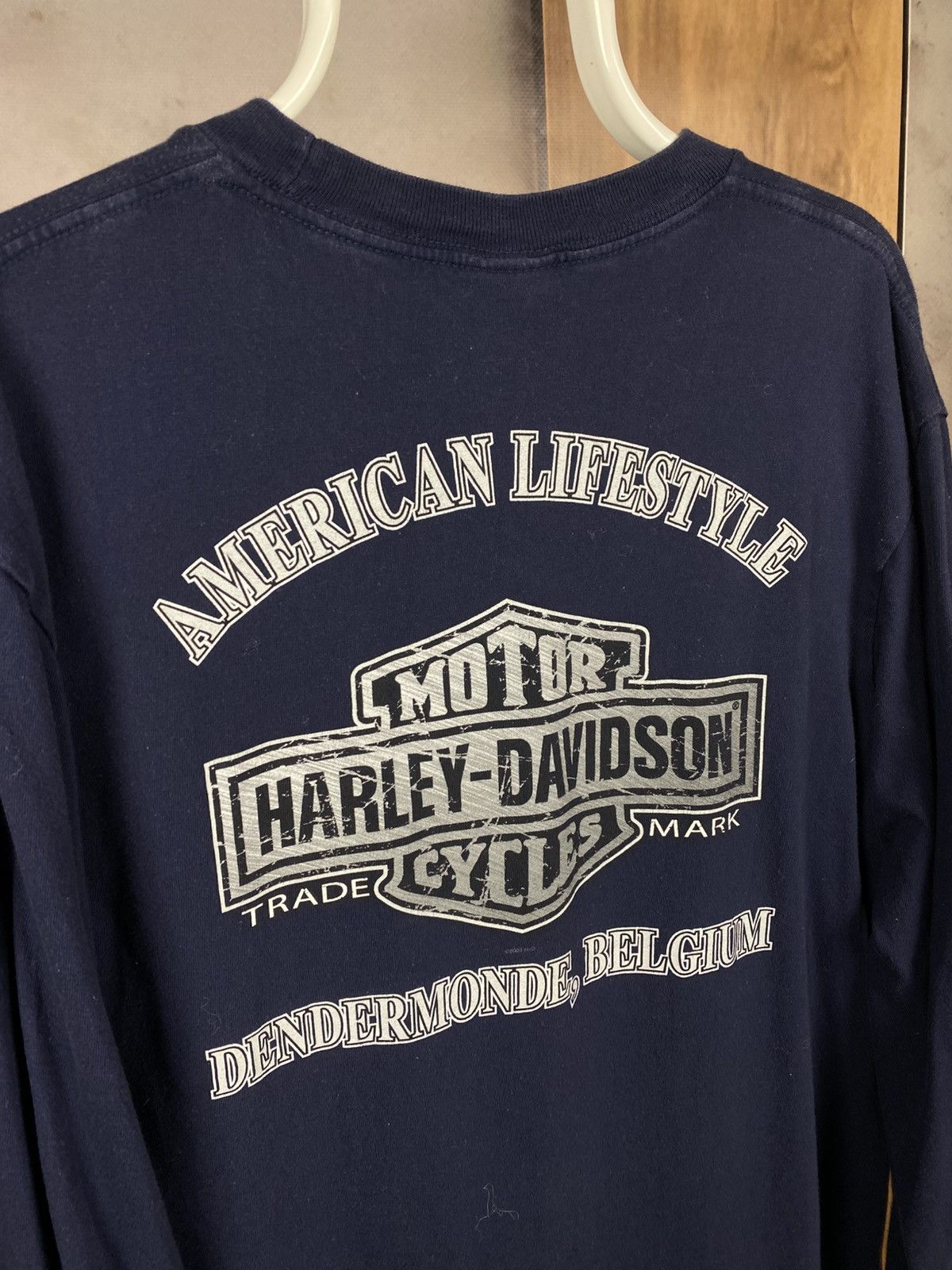 Harley Davidson 🔥Vintage 00s Sweatshirt Long Sleeve Harley Davidson America🔥 Size US L / EU 52-54 / 3 - 13 Thumbnail