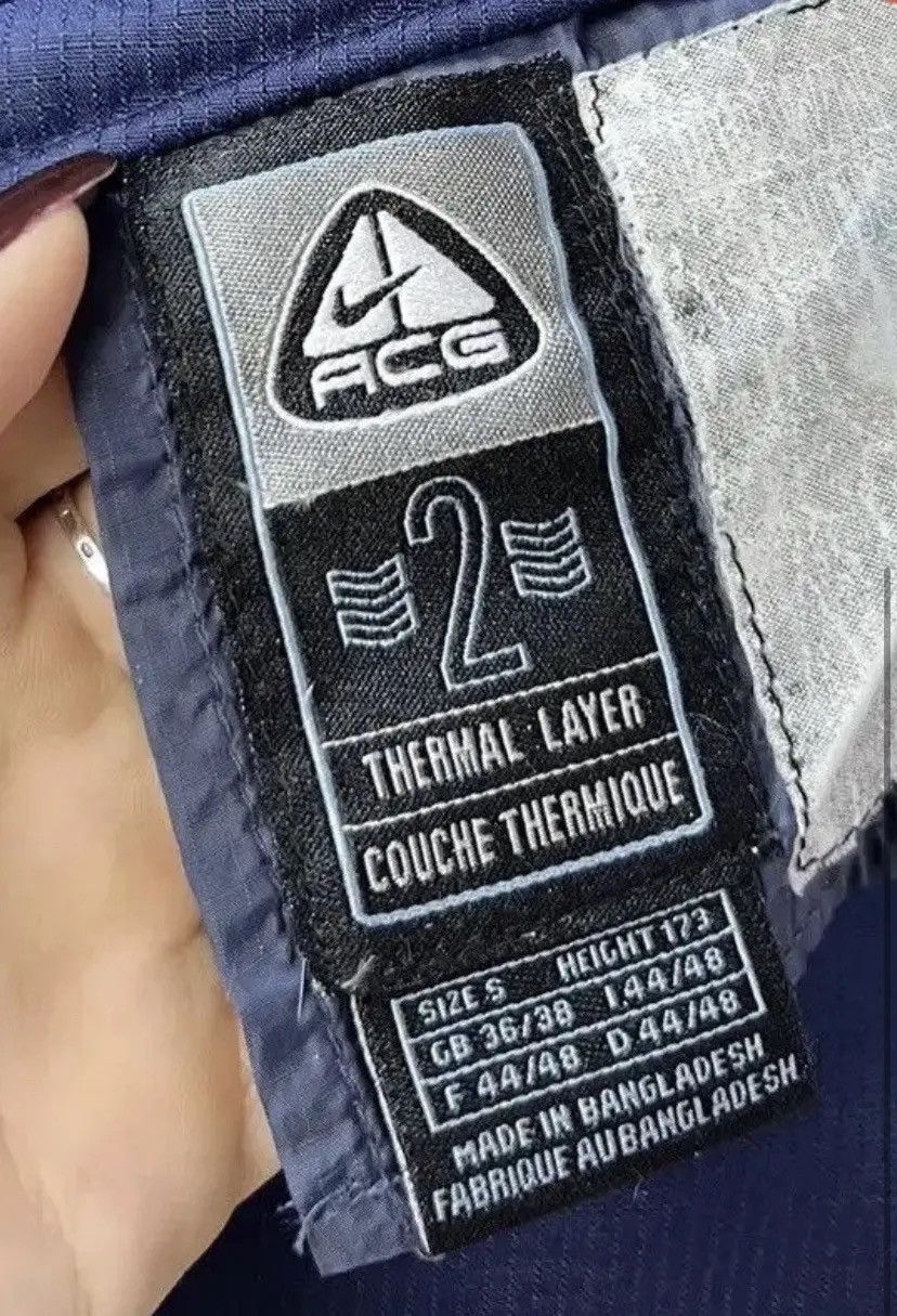 Nike × Nike ACG × Vintage Vintage Y2K Nike Acg down jacket bilateral puffer jacket Size US S / EU 44-46 / 1 - 21 Thumbnail