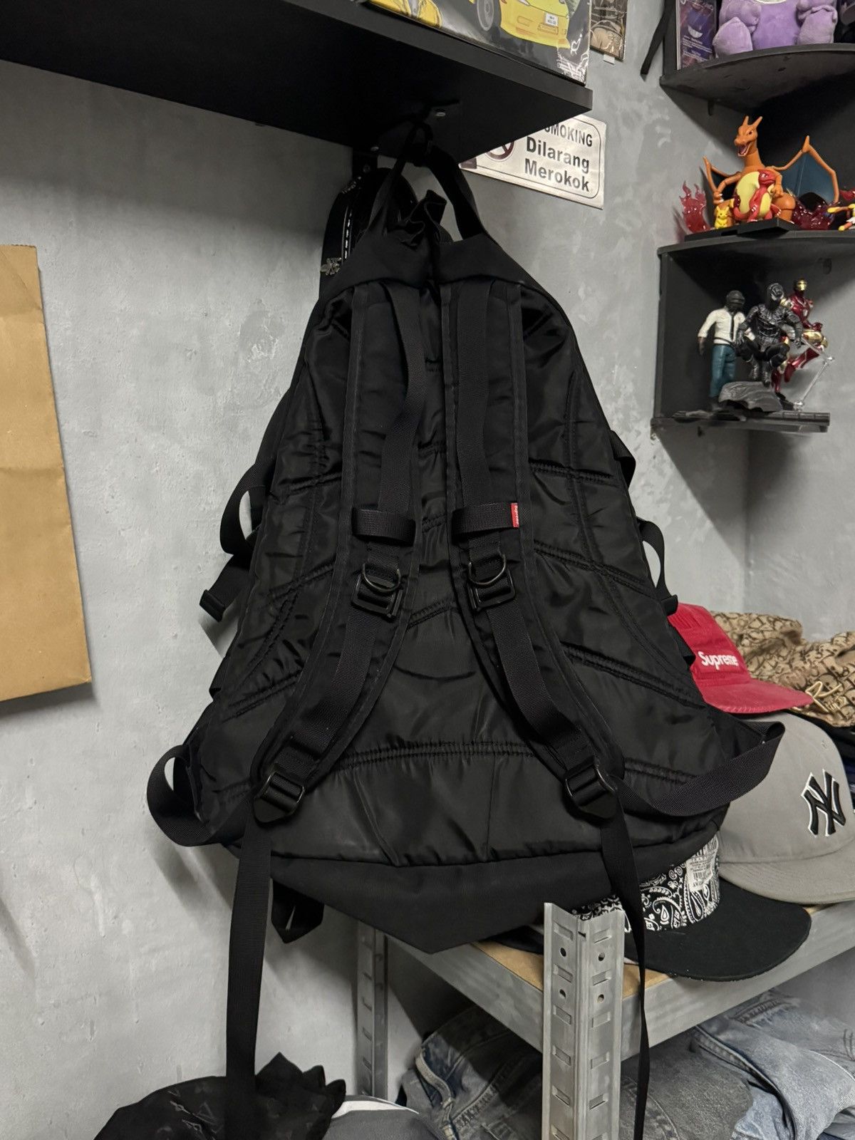 Supreme SS09 Vintage Sunbrella Supreme Bagpack Size ONE SIZE - 5 Thumbnail