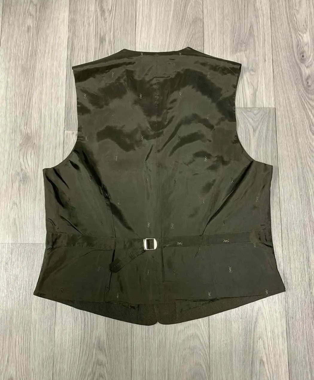 Vintage × Yves Saint Laurent Casual vintage monogram vest Size 46R - 6 Thumbnail