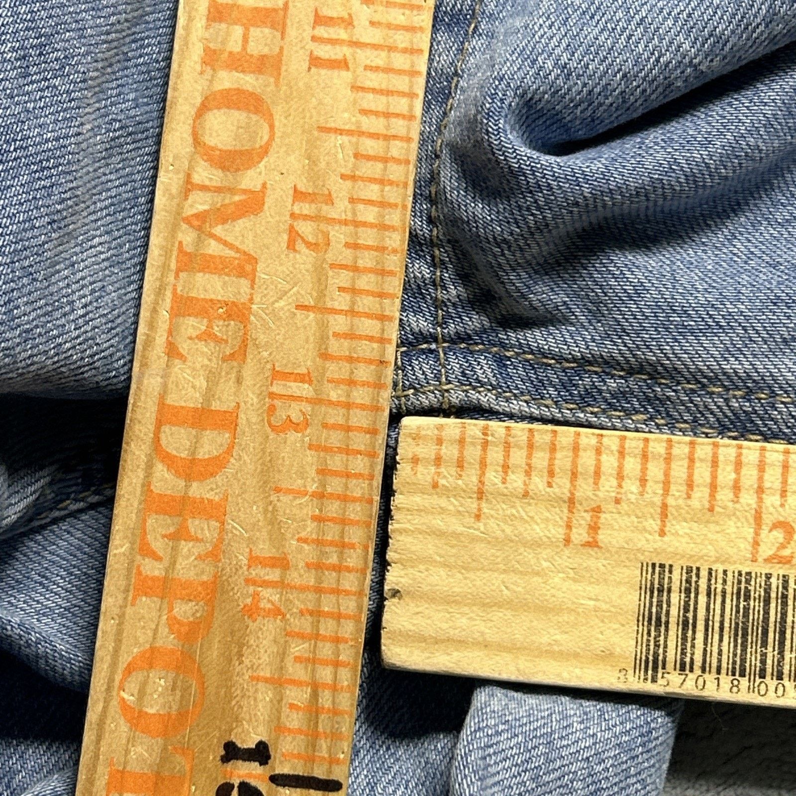 Levi's Beyond Baggy Jeans Womens 13 34x34 Wide Hamilton Raw Loose Size 34" / US 12 / IT 48 - 12 Thumbnail