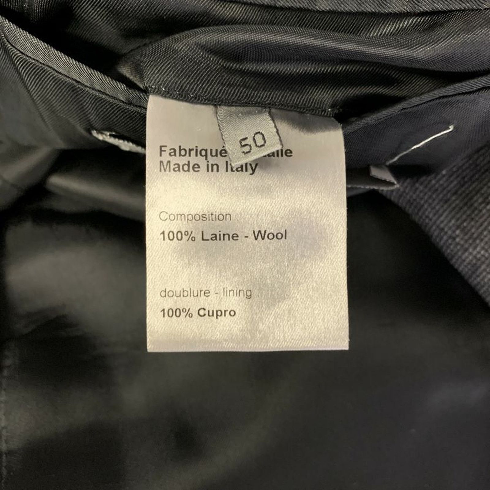 Dior DIOR HOMME Chest Grey Black Heather Wool Nehru Sport Coat Size 40R - 6 Thumbnail