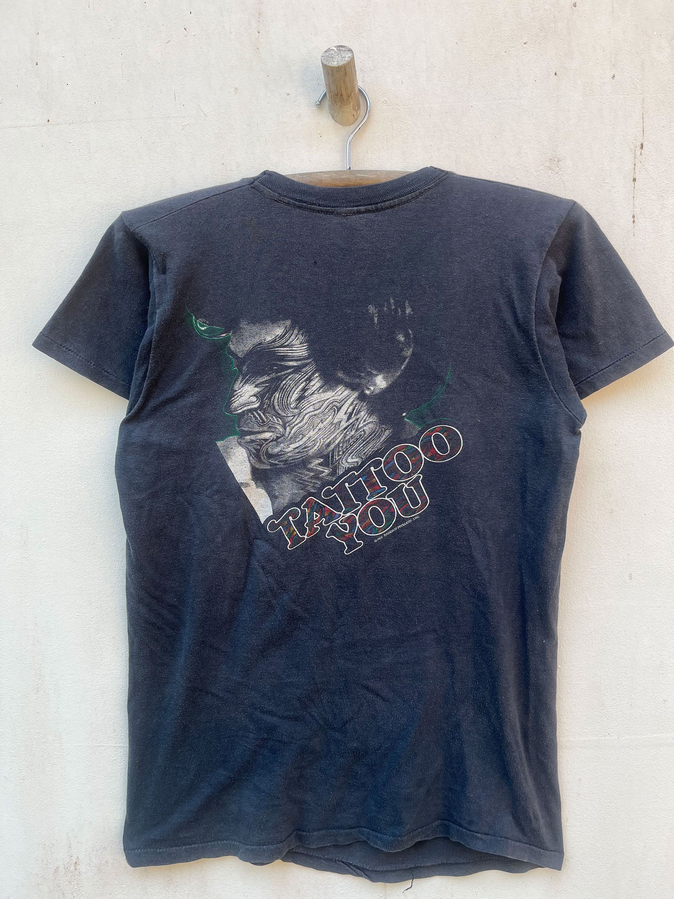 Band Tees Vintage Rolling Stones 80s Tatoo You Promo Album Tour Size US L / EU 52-54 / 3 - 4 Thumbnail