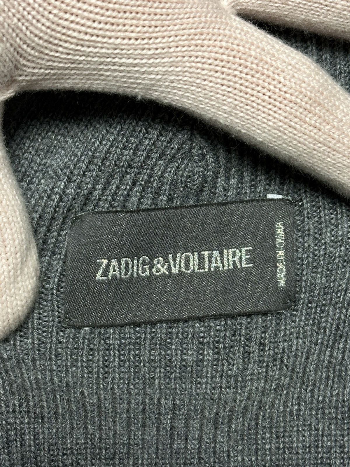 Zadig & Voltaire Zadig & Voltaire Glad Bis Merino Maybe Beanie Hat Size ONE SIZE - 8 Thumbnail