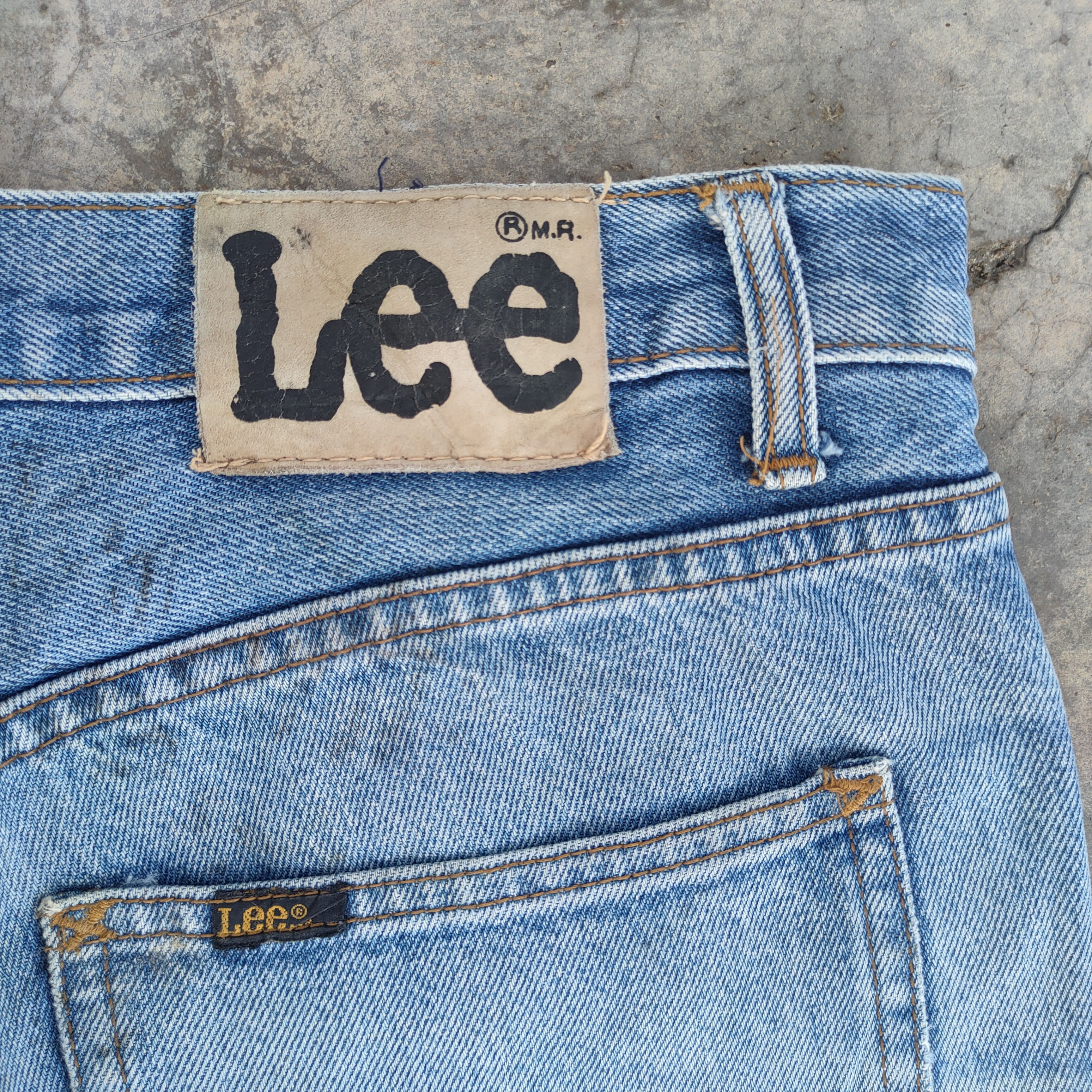 Lee VINTAGE LEE RIDERS FADED DISTRESSED JEANS DENIM PANTS Size US 32 / EU 48 - 12 Thumbnail