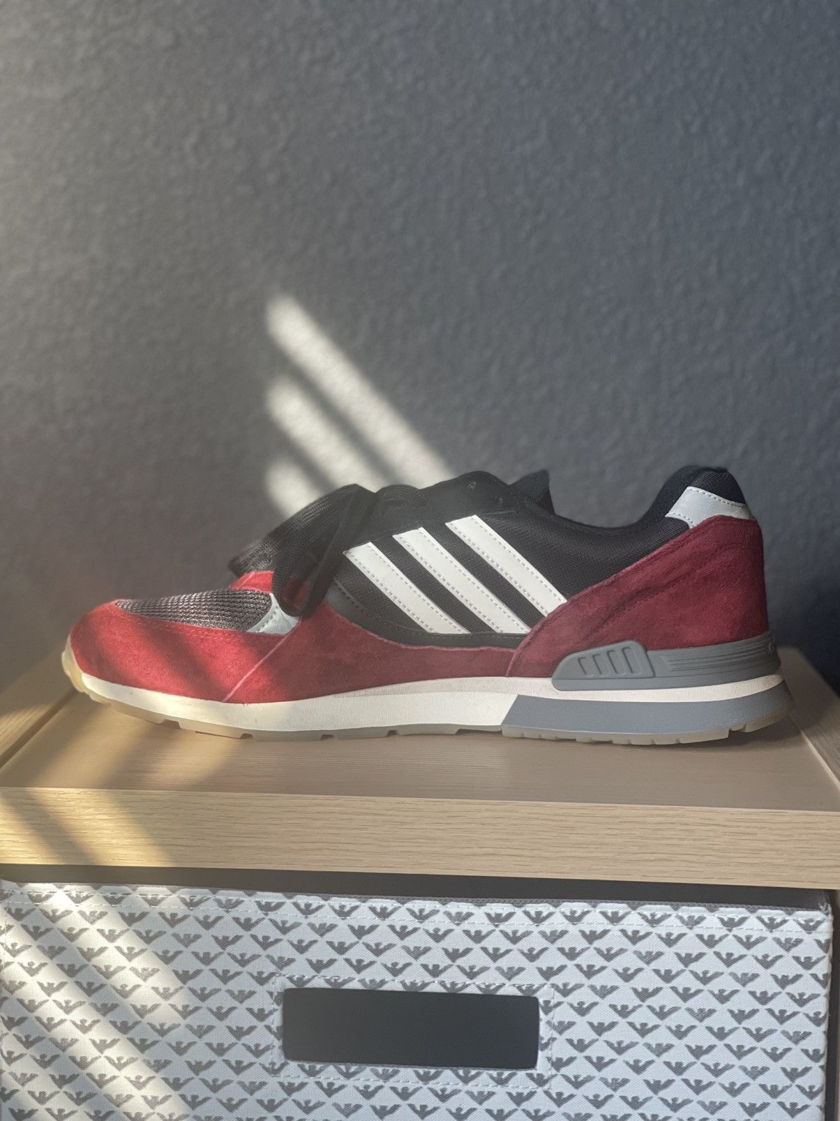 Adidas Adidas Quesense Collegiate Burgundy colorway Size US 13 / EU 46 - 5 Thumbnail