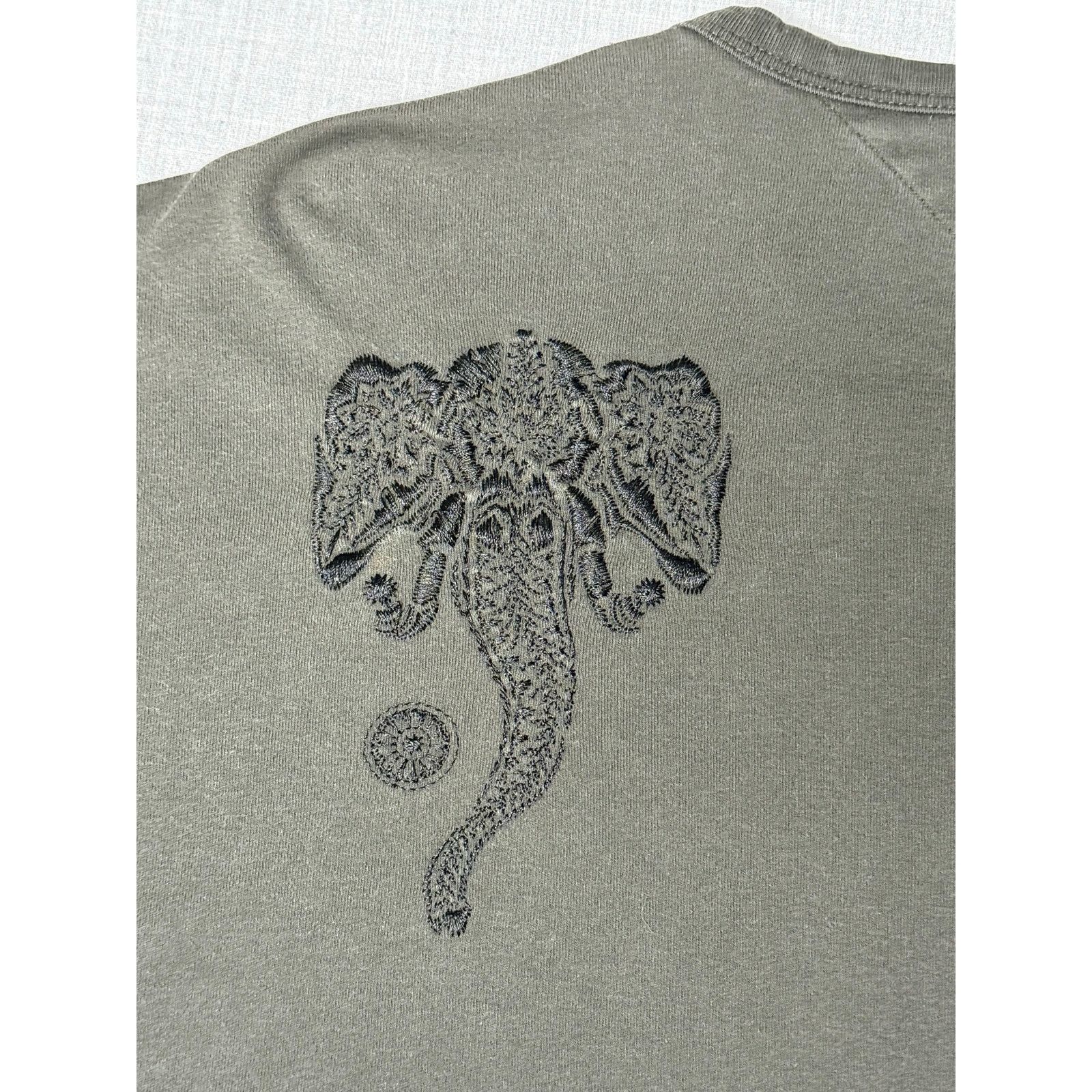 Tommy Hilfiger Tommy Hilfiger Elephant Henley Long Sleeve Shirt XL Size US XL / EU 56 / 4 - 4 Thumbnail