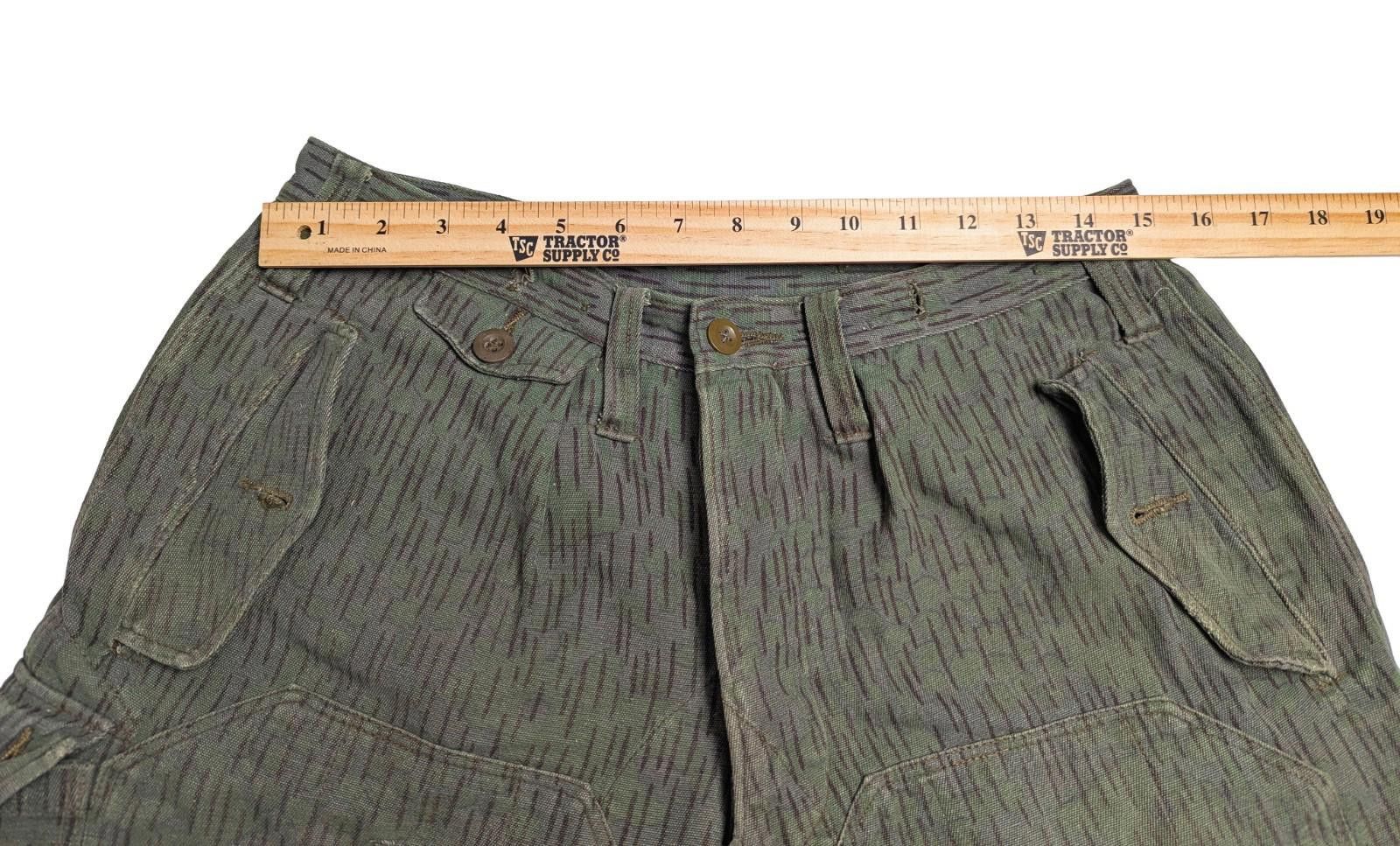 Other Rare Czech Army M60 / Vz60 Rain Drop Camo Trousers 30''x27'' Size ONE SIZE - 2 Thumbnail