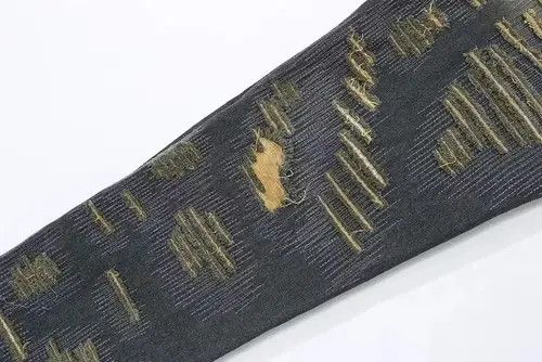Japanese Brand Straight spliced Distressed Denim Size US 35 - 4 Thumbnail