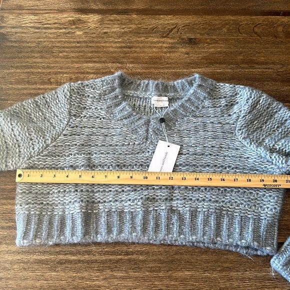 Lovers and Friends 🎀 NEW LOVERS + FRIENDS Galina Pullover in Steel Blue Size L / US 10 / IT 46 - 12 Thumbnail
