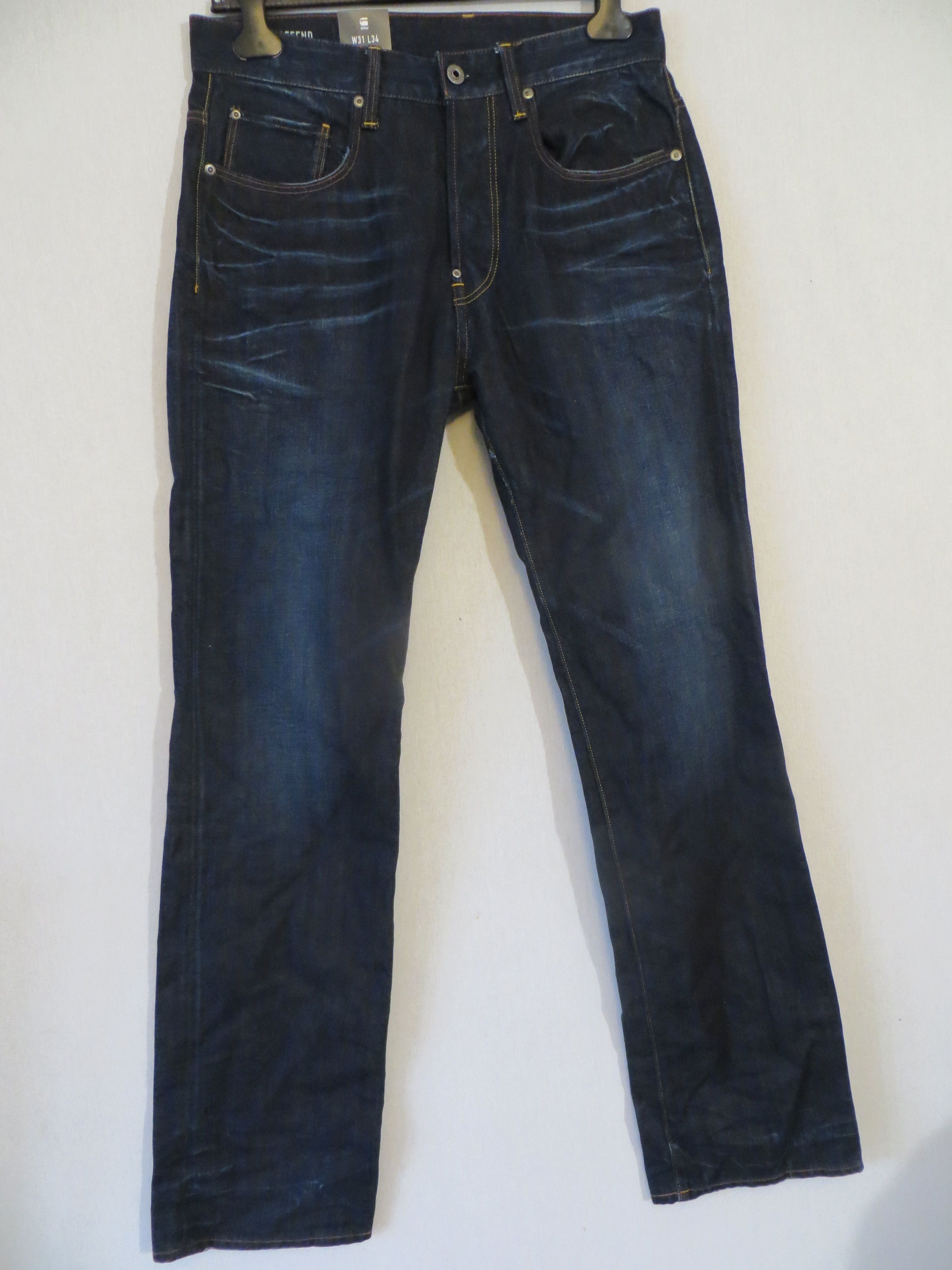 G-Star DEFEND LOOSE HADRON DENIM JEANS Size US 31 - 1 Thumbnail