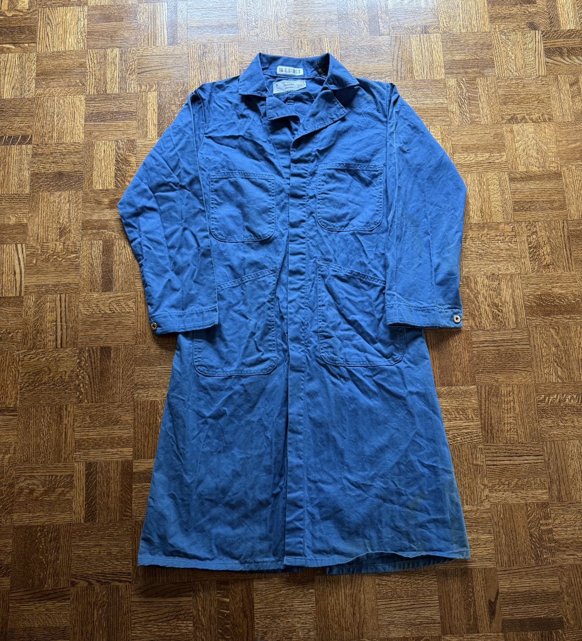 Vintage Vintage 60s Universal Chicago HBT Shop Work Coat NOS Size US M / EU 48-50 / 2 - 1 Thumbnail