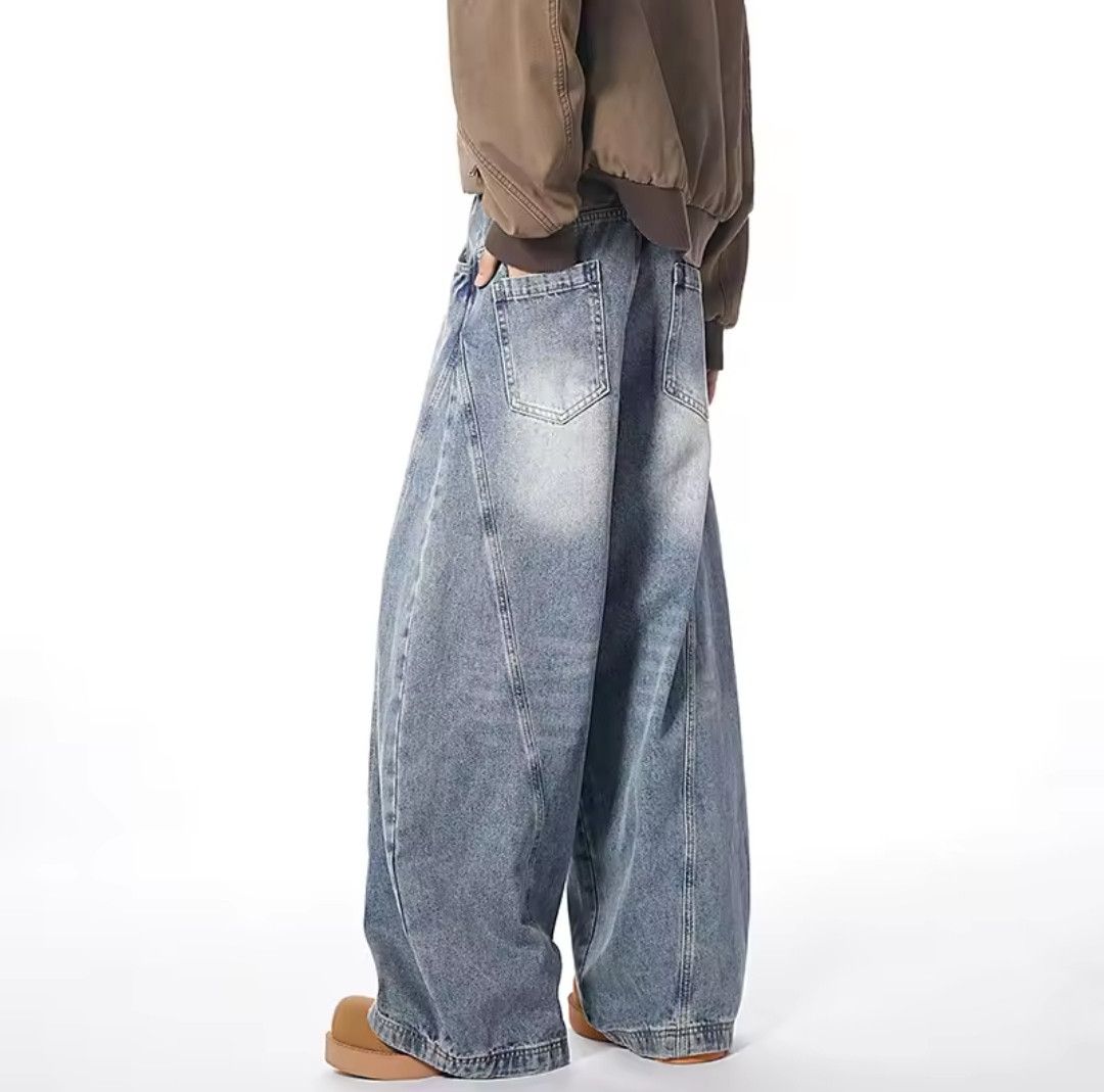 High Street Loose Wide Leg Jeans Style Hip