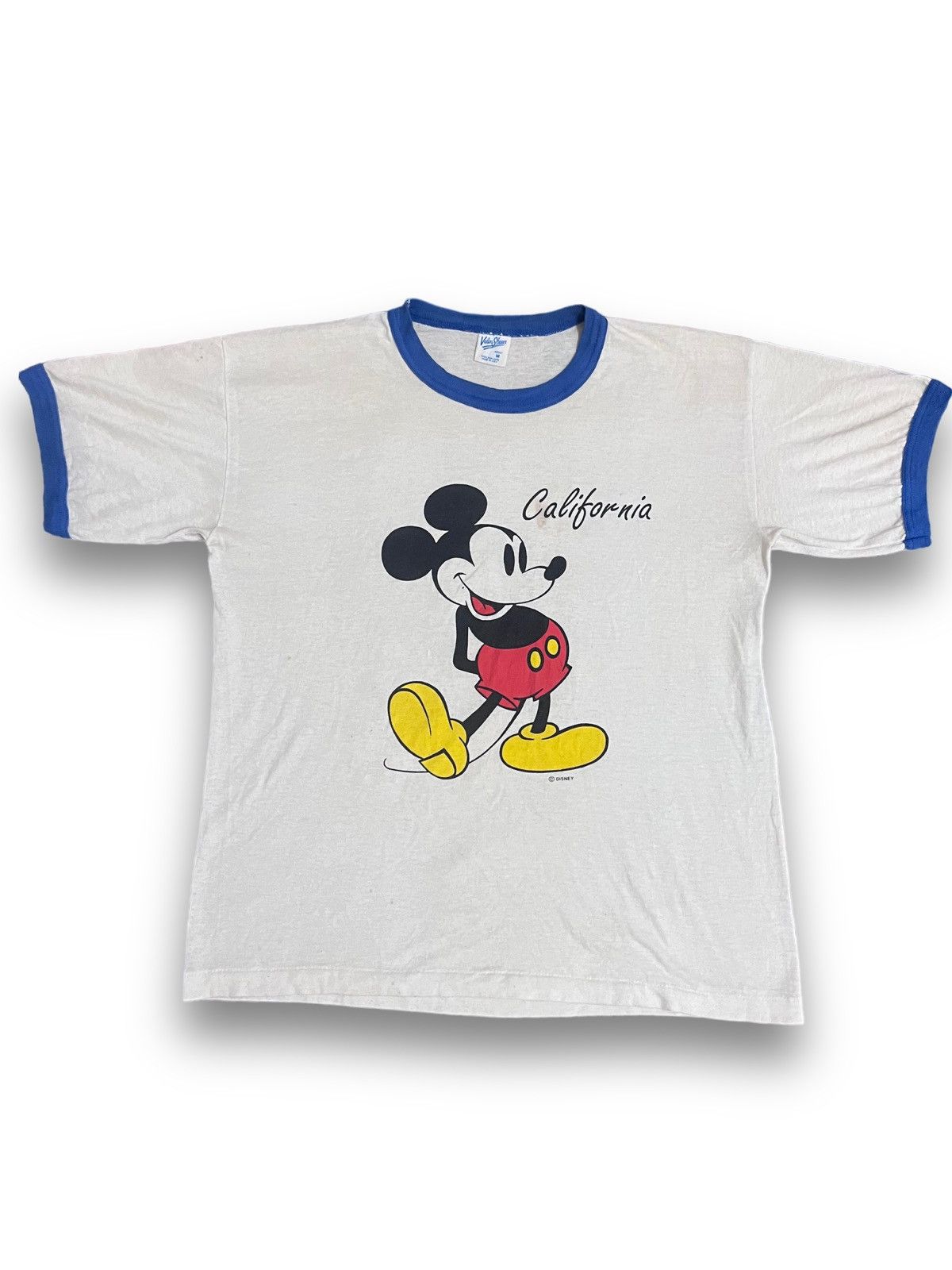 Disney × Mickey Mouse × Vintage Vintage 80’s Mickey Mouse T Shirt Size US M / EU 48-50 / 2 - 2 Thumbnail