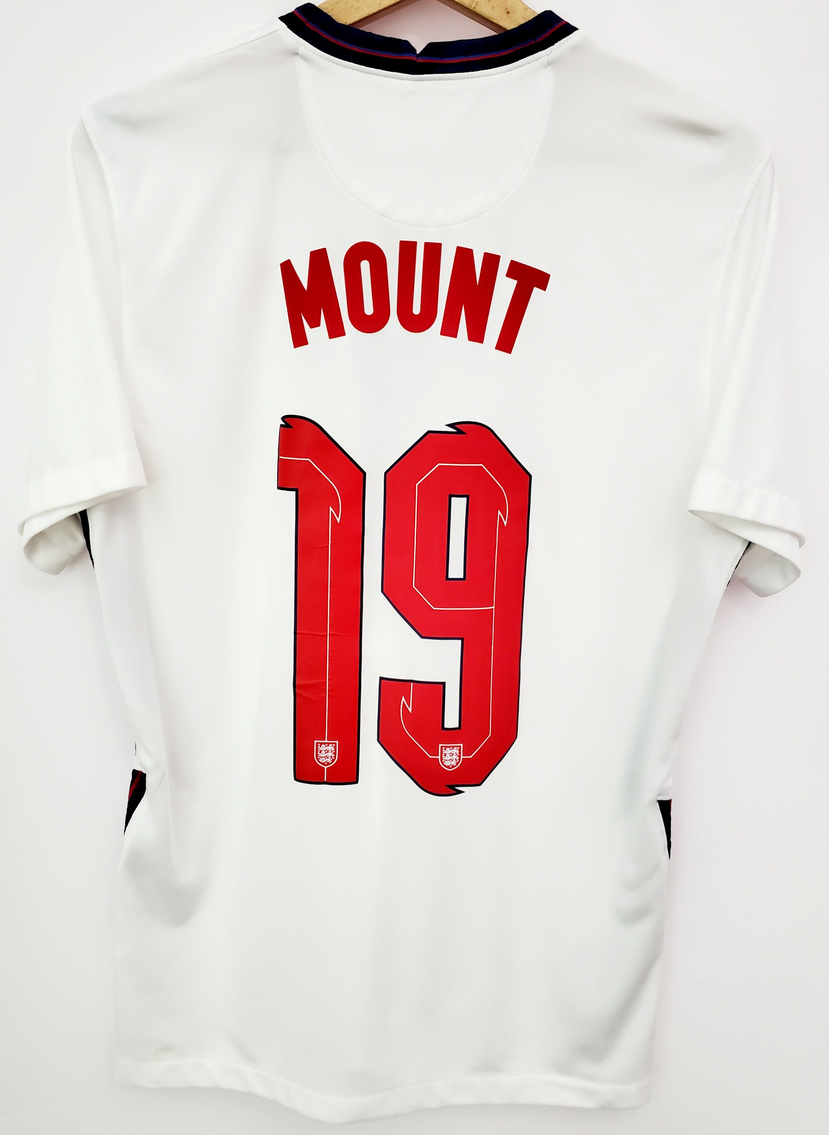 Nike 2020-21 England Nike Home soccer jersey Mount #19 size M Size US M / EU 48-50 / 2 - 2 Thumbnail