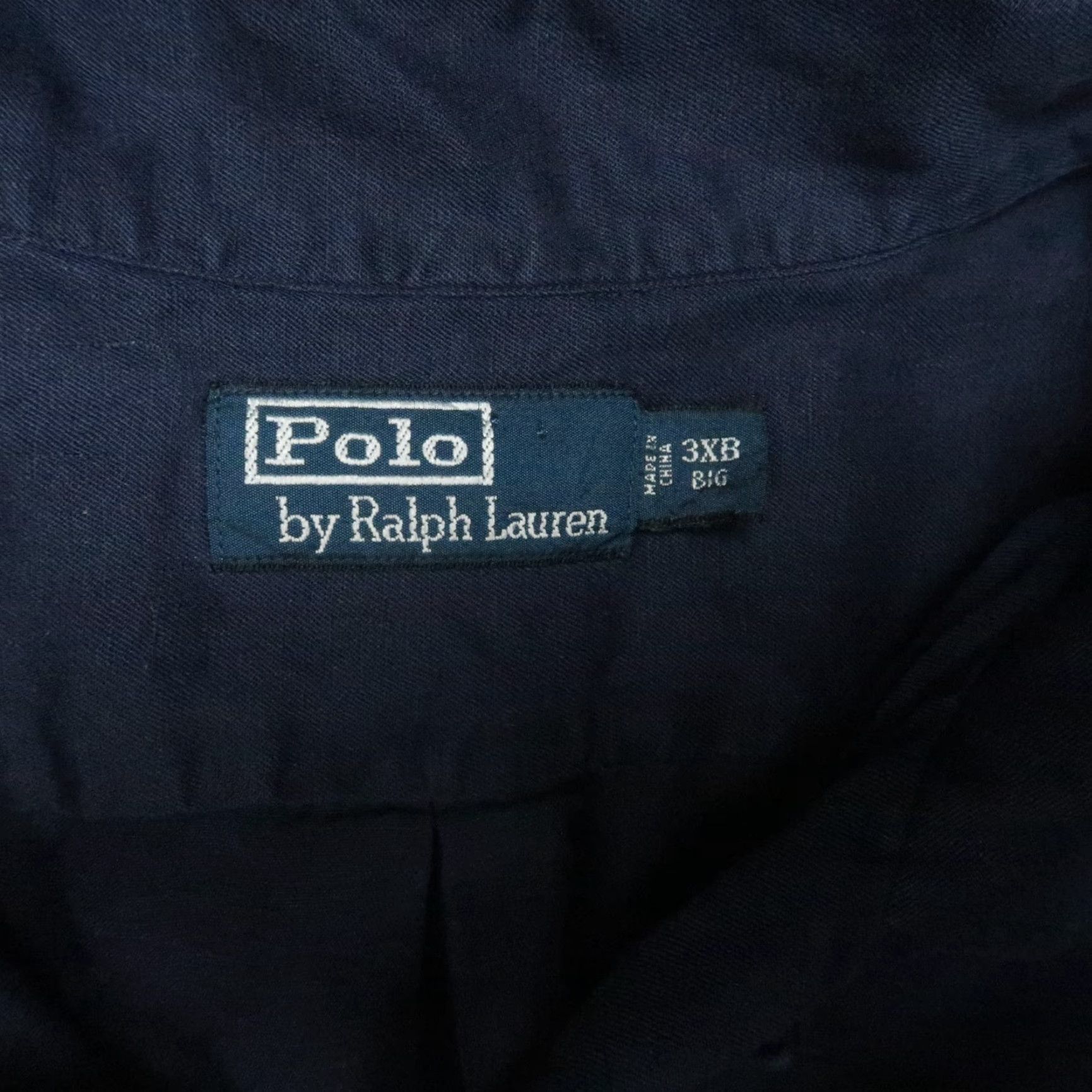 Polo Ralph Lauren Polo Ralph Lauren Shirt Mens 3XL Big Blue Linen Silk Short Sleeve Button 3XB Size US XXL / EU 58 / 5 - 3 Thumbnail