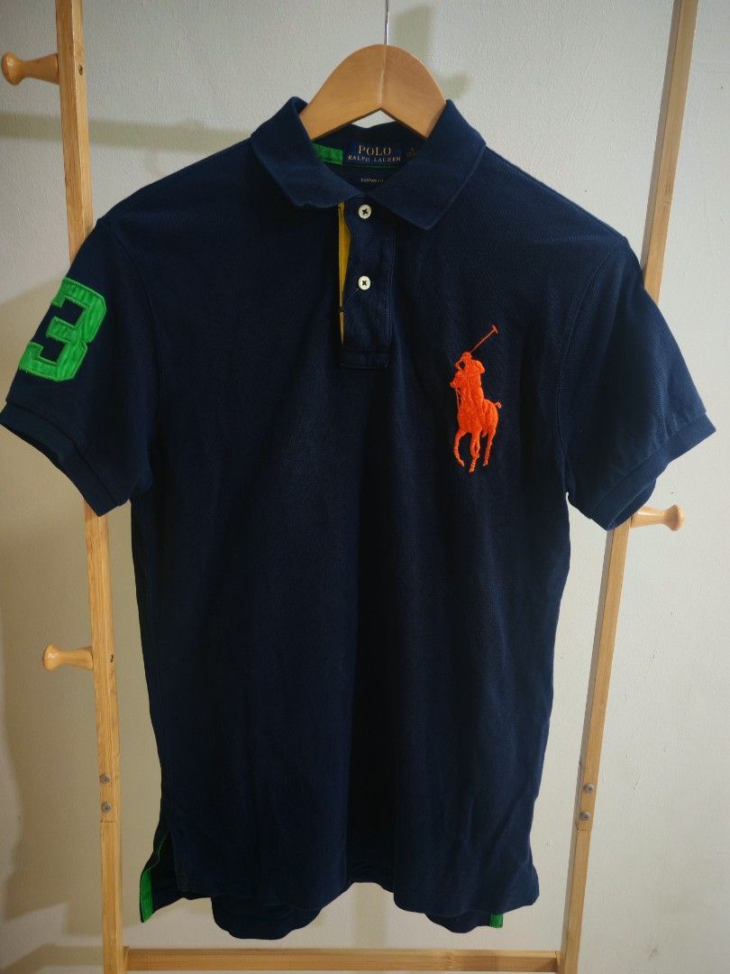 Polo Ralph Lauren Polo Ralph Lauren Custom Fit Polo Navy Size S Size US S / EU 44-46 / 1 - 1 Thumbnail