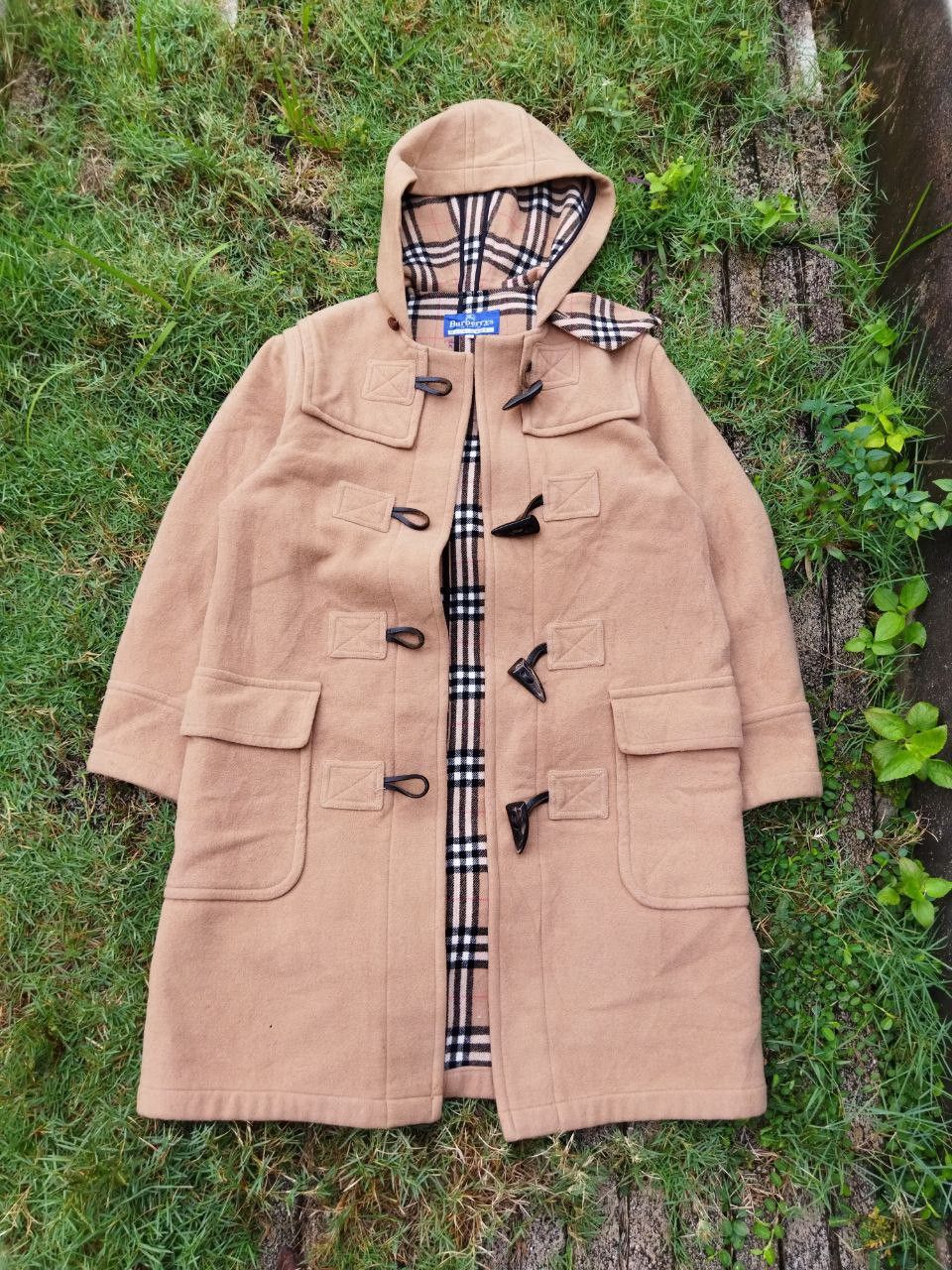 Burberry Vintage Burberrys Blue Label Nova Wool Duffle Coat Size US M / EU 48-50 / 2 - 6 Thumbnail