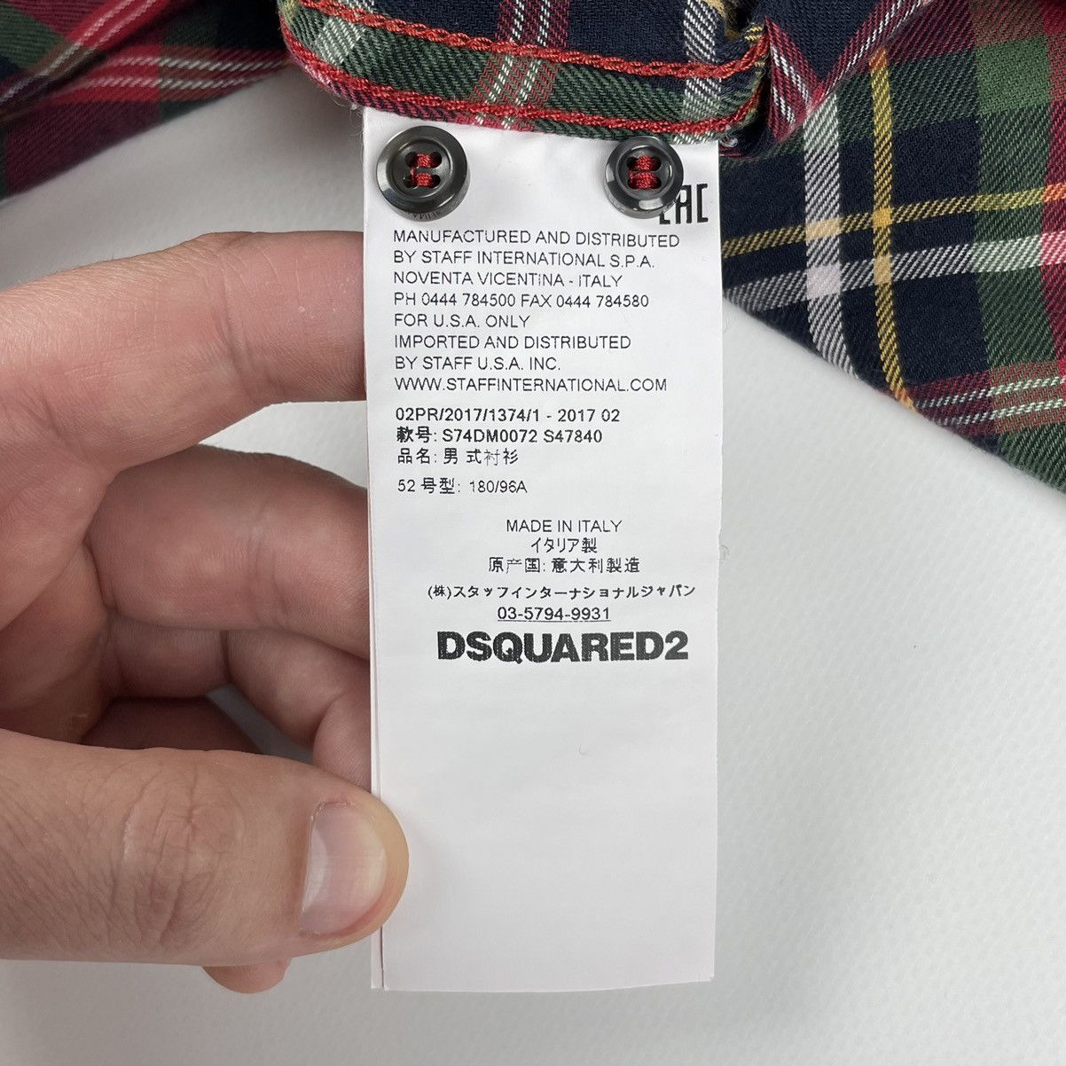 Dsquared2 Dsquared2 Shirt Button-up Size US L / EU 52-54 / 3 - 11 Thumbnail
