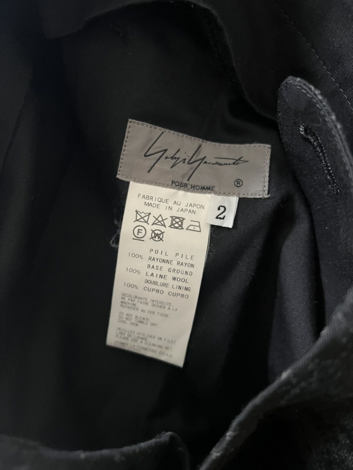 Yohji Yamamoto Yohji Yamamoto flocked cross zip knee trousers Size US 32 / EU 48 - 5 Thumbnail