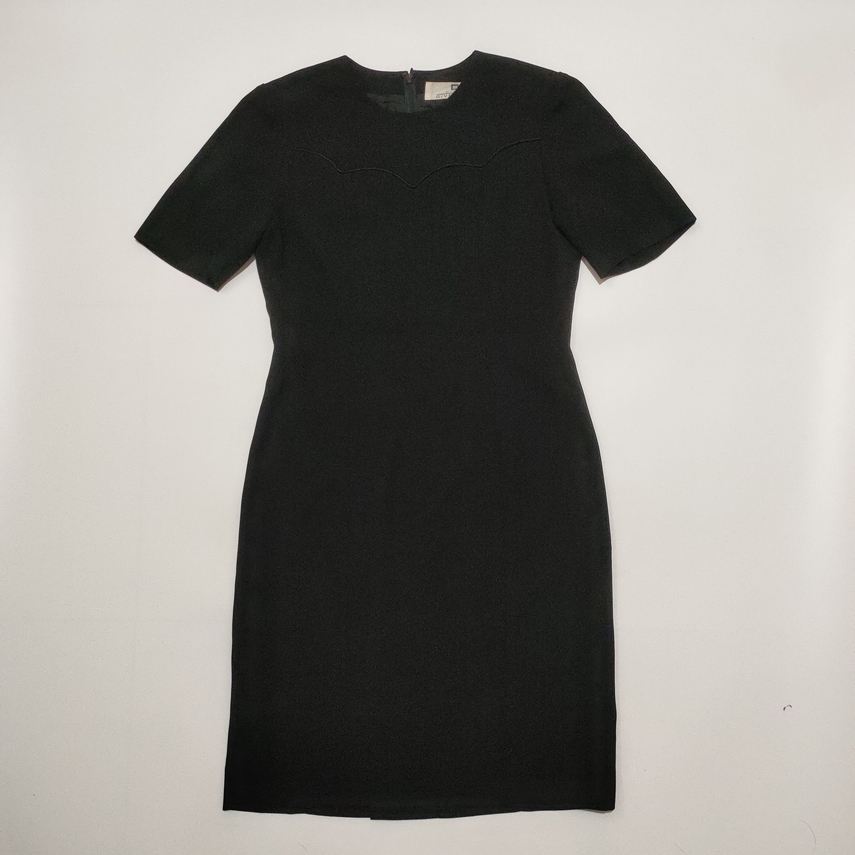 Givenchy Givenchy Black Midi Dress Size L / US 10 / IT 46 - 1 Thumbnail