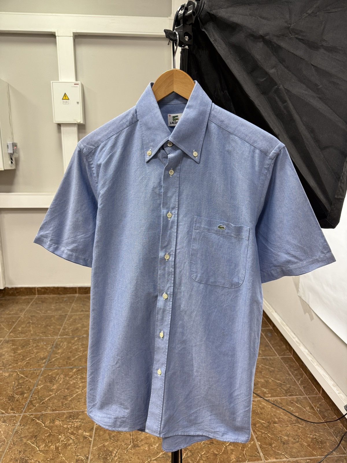 Lacoste 🇫🇷 Vintage 90s Lacoste Shirt Made in France Retro Rare Hype Size US M / EU 48-50 / 2 - 1 Thumbnail