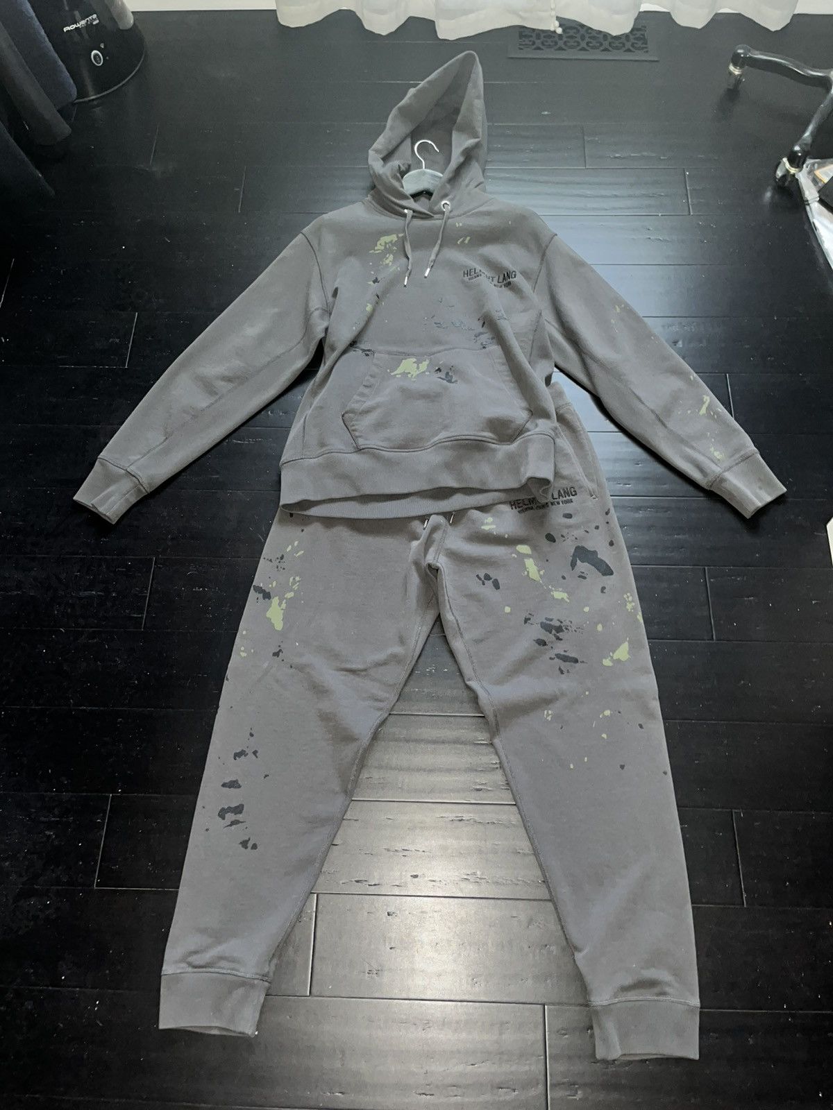 Helmut Lang Painter SET Hoodie Sweat Pants track suit