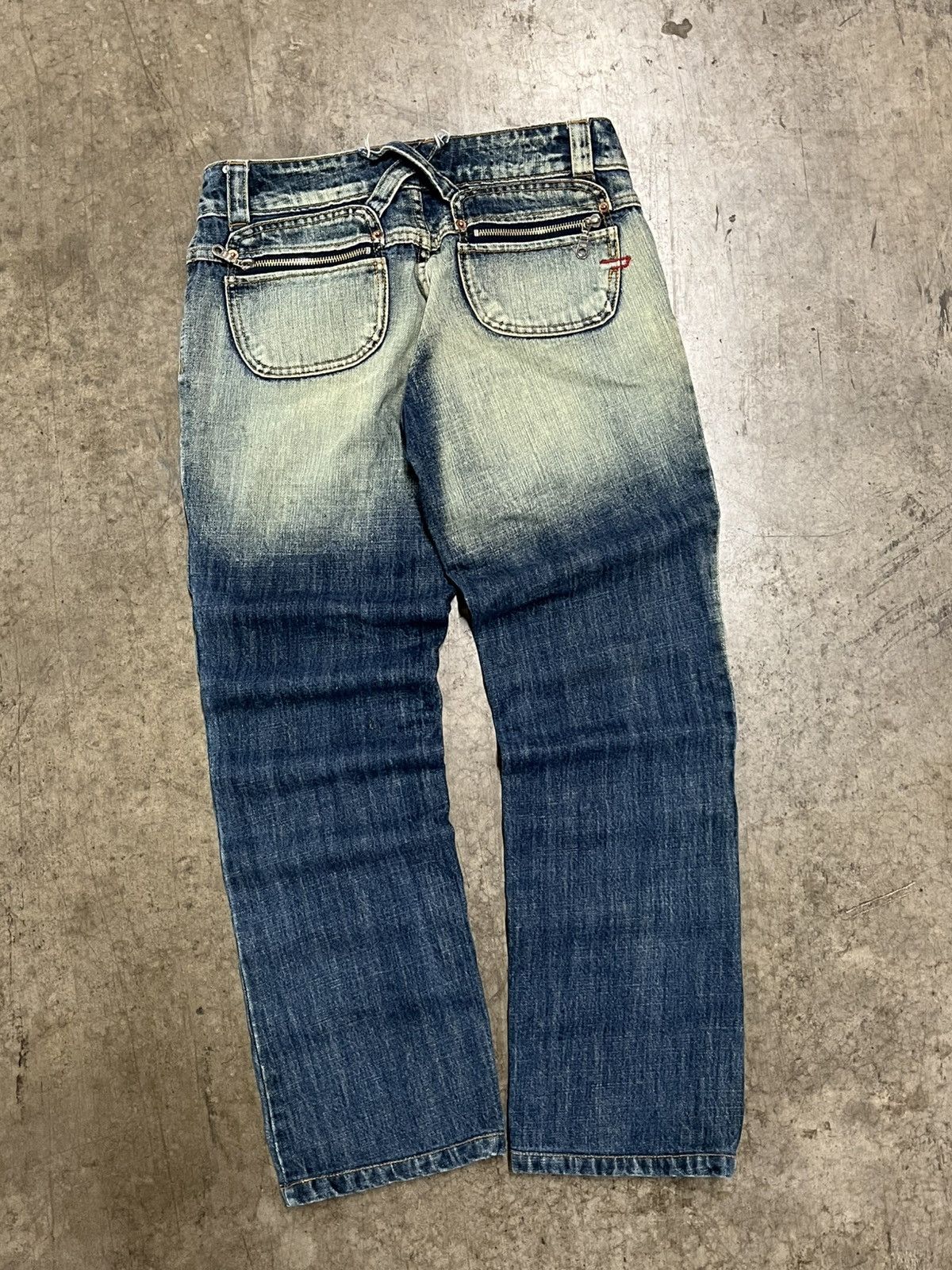 Diesel Diesel vintage baggy fit flare jeans faded wash denim rare Size US 30 / EU 46 - 5 Thumbnail