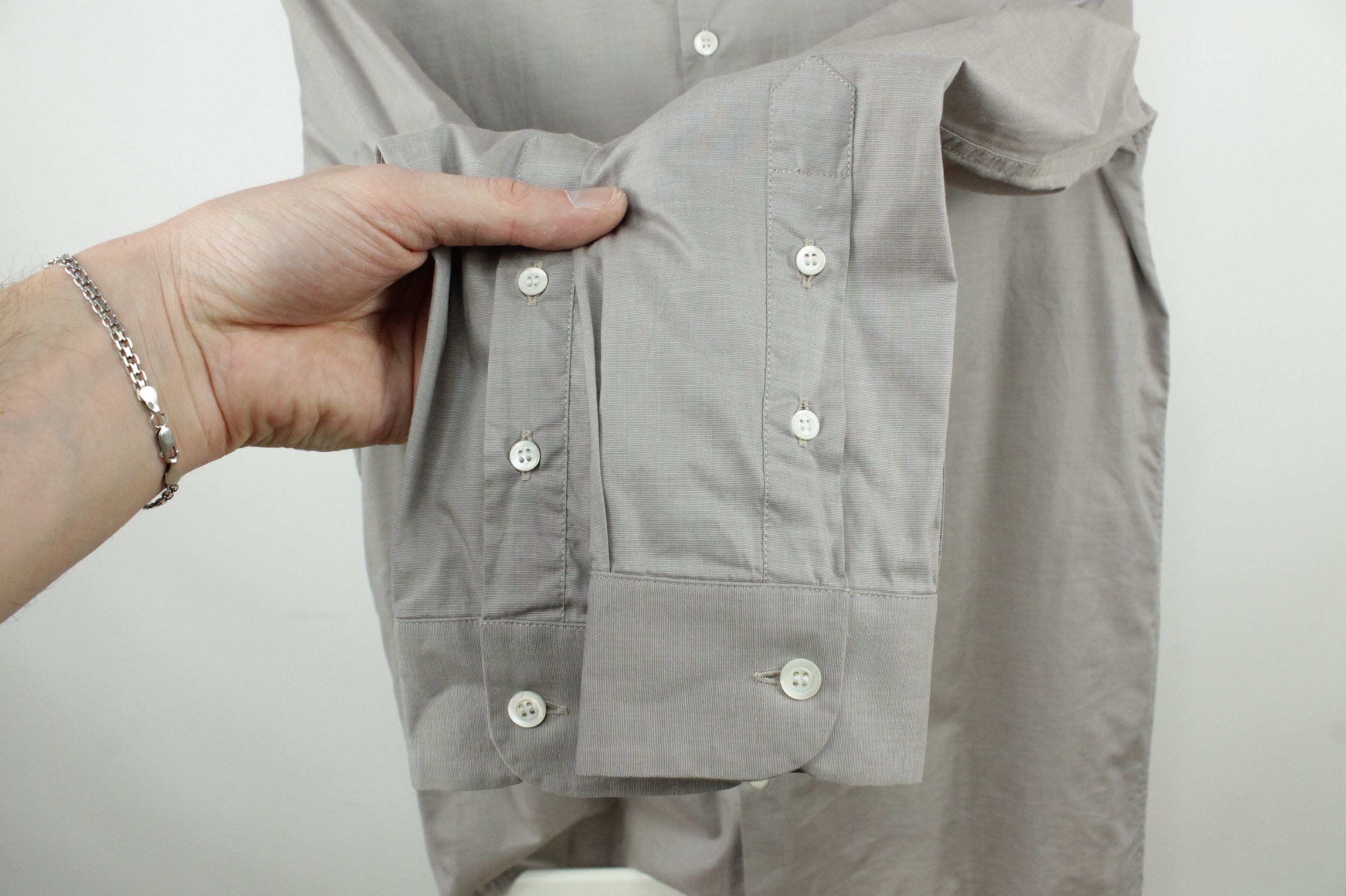 A.P.C. A.P.C. Light Cotton Longsleeve Slim Fit Formal Shirt Men's Size US M / EU 48-50 / 2 - 4 Thumbnail