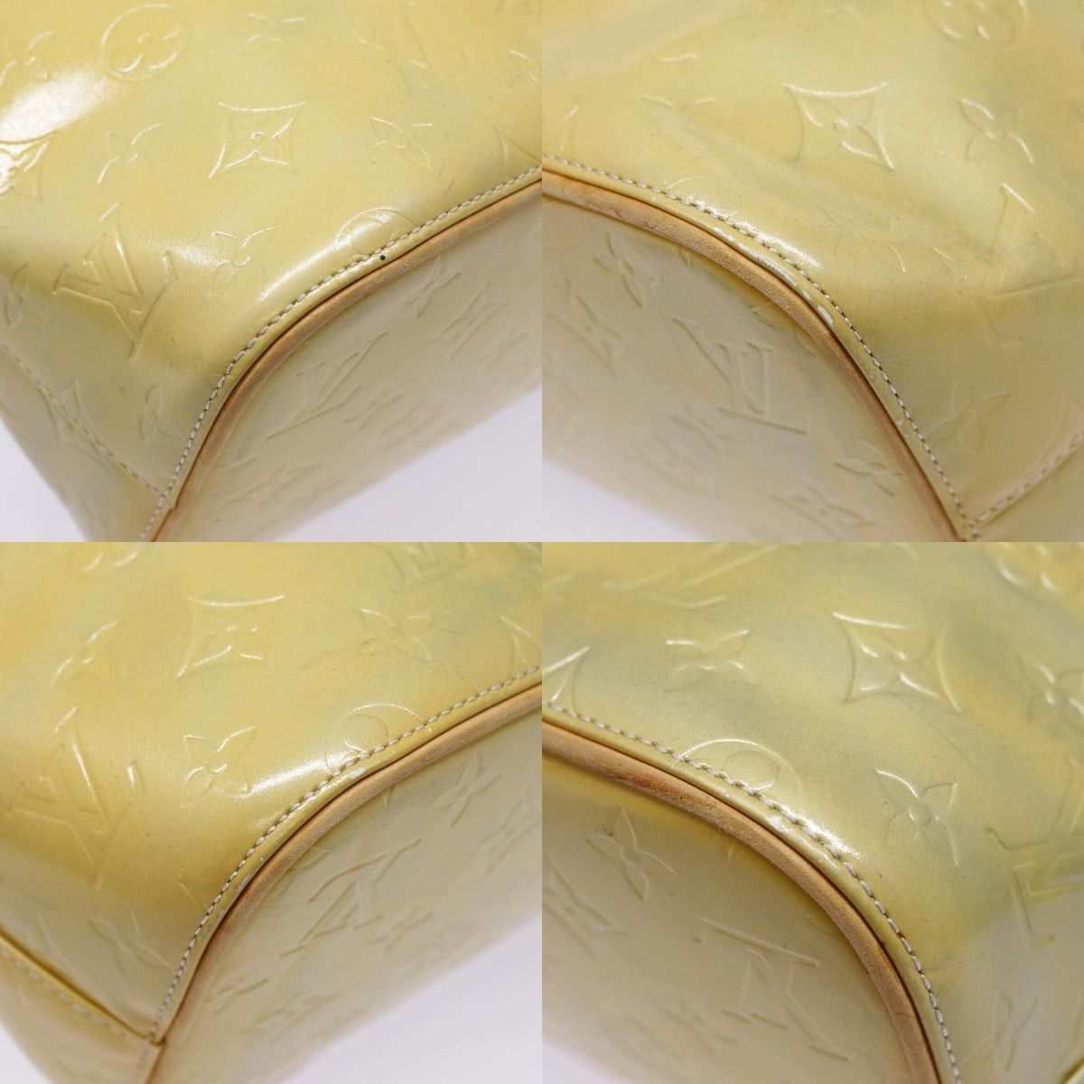 Louis Vuitton LOUIS VUITTON Monogram Vernis Houston Hand Bag Gris M91053 Size ONE SIZE - 10 Thumbnail