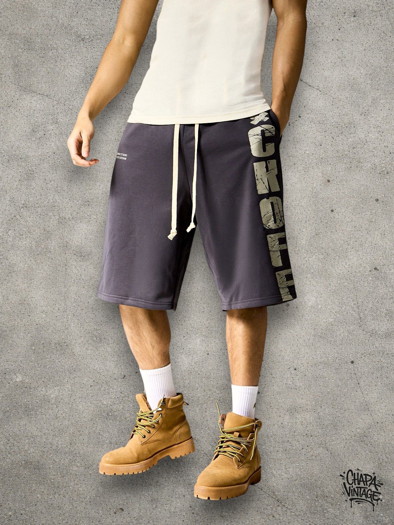 Japanese Brand Washed streetwear shorts Size US 32 / EU 48 - 1 Thumbnail