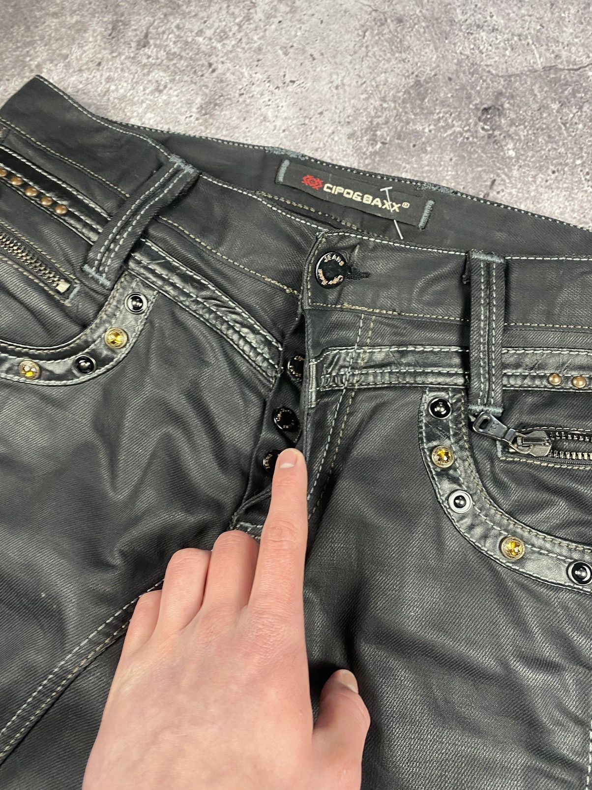 Japanese Brand 💥💥 Avant Garde Jeans Baxx Pants Japanese Y2K JUNYA Watanabe Size US 34 / EU 50 - 8 Thumbnail