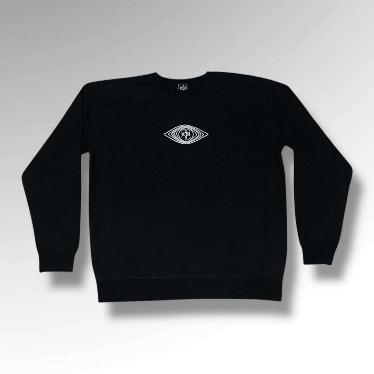 Other Quantum Embroidered Eye Crewneck Sweatshirt 🌀 Size US M / EU 48-50 / 2 - 1 Thumbnail