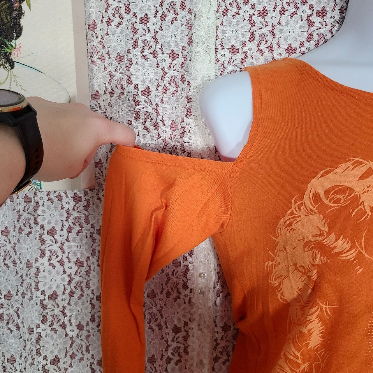 Crate Ghostbusters Loot crate Sigourney weaver orange top large Size L / US 10 / IT 46 - 5 Thumbnail