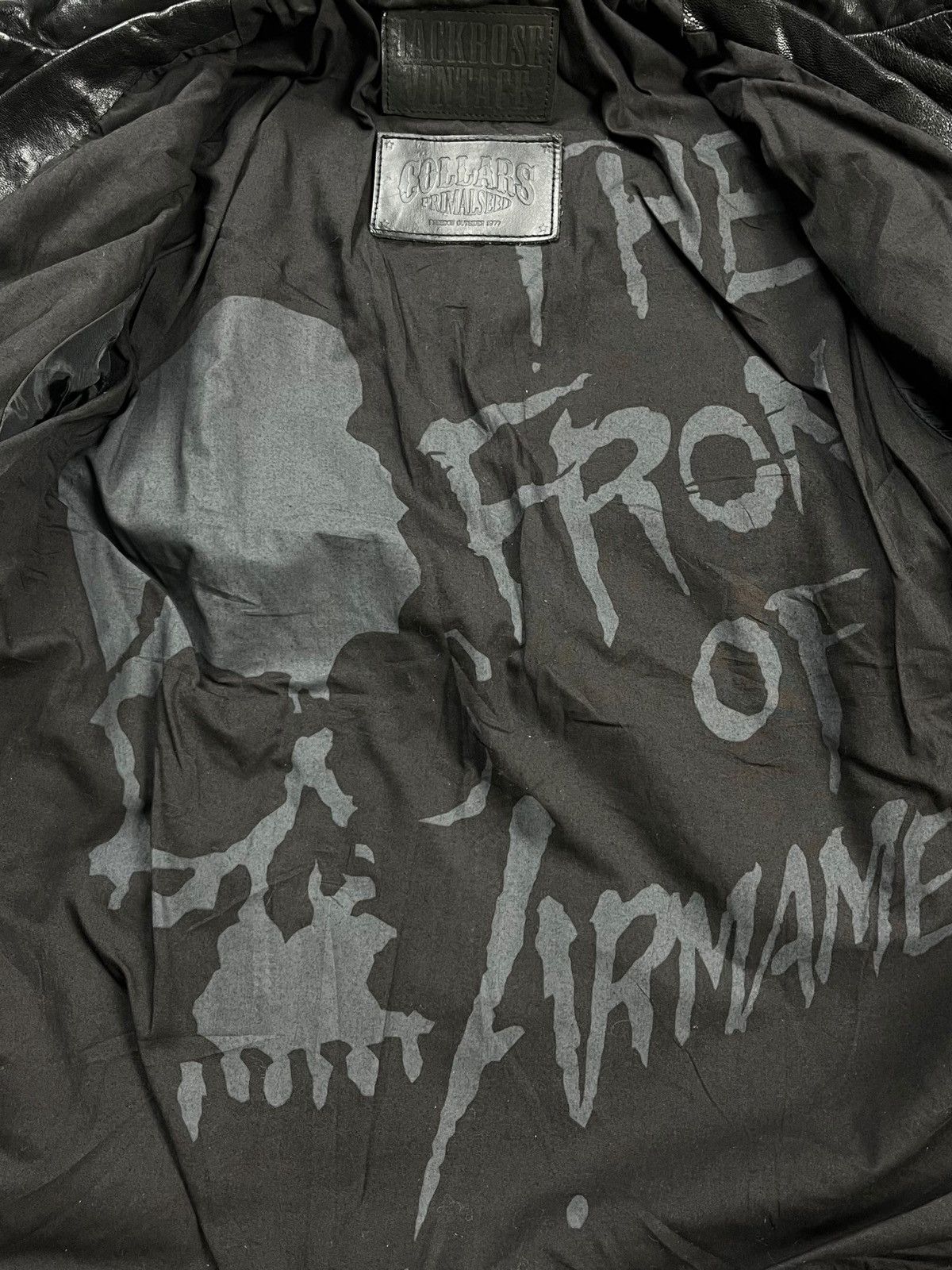 JACKROSE 2000s Jackrose x Collars - Skull Button Leather Jacket - Size US M / EU 48-50 / 2 - 13 Thumbnail