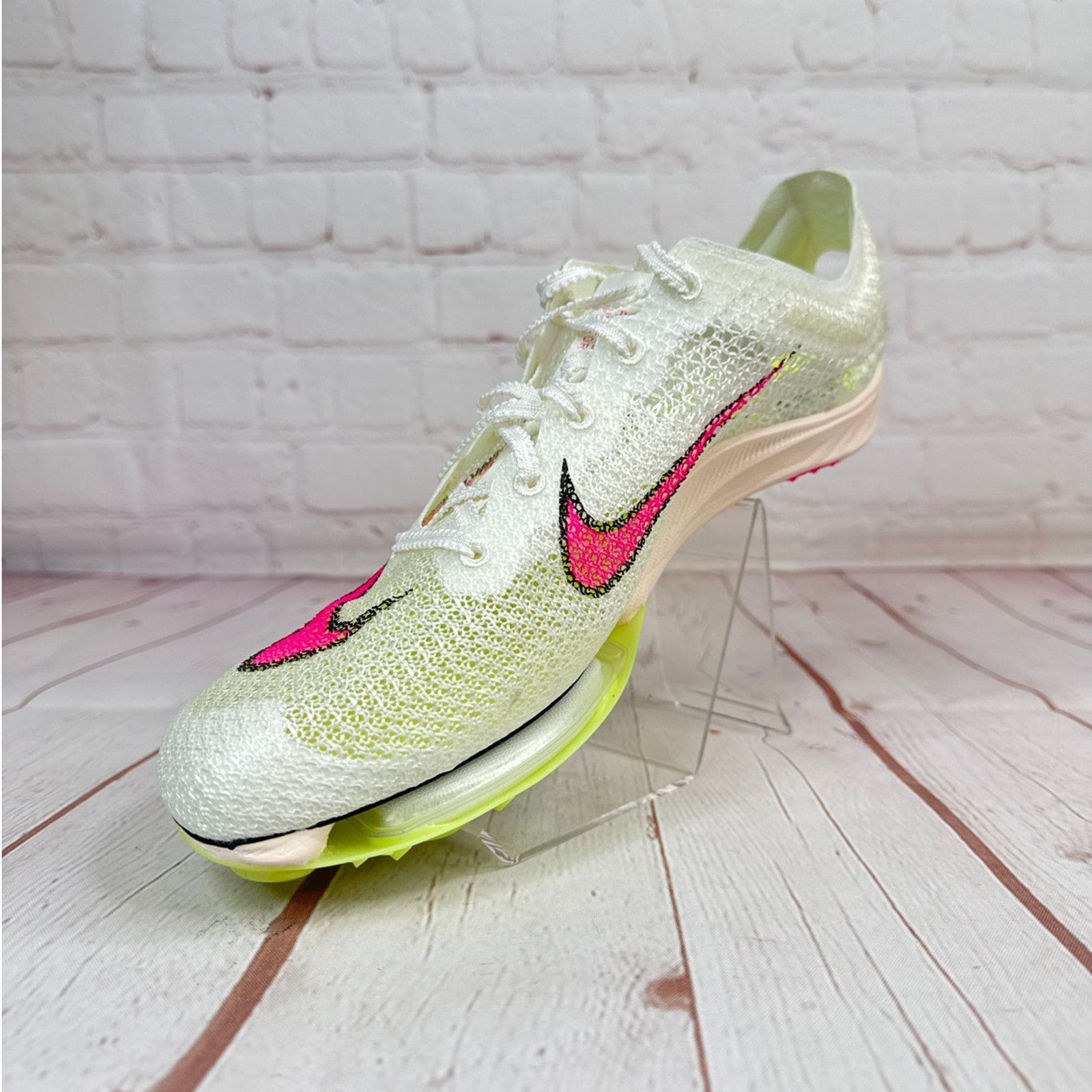 Nike Zoom Victory Sail Lemon Pink Track Field Spikes Shoes