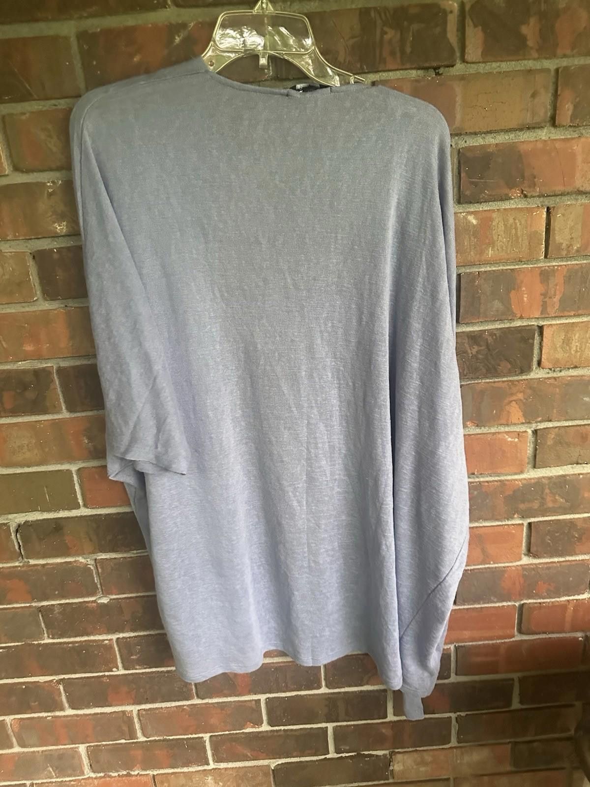 Designer Ambiance Sweater Batwing Sleeve Lilac Size M / US 6-8 / IT 42-44 - 3 Thumbnail