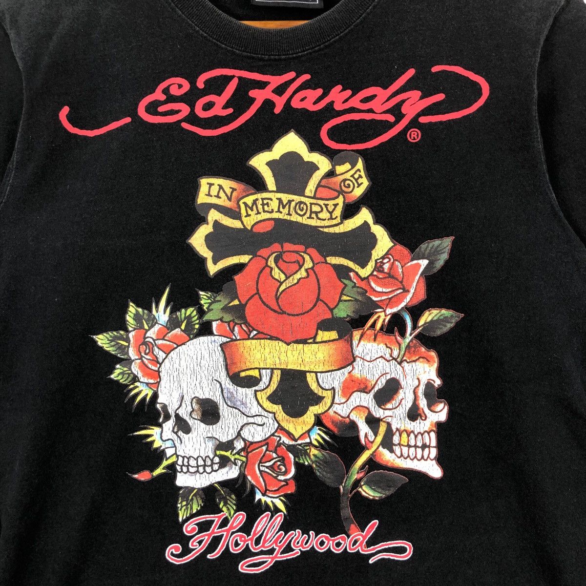 Ed Hardy Y2K Ed Hardy Hollywood Long Sleeve T-Shirt Size US M / EU 48-50 / 2 - 3 Thumbnail